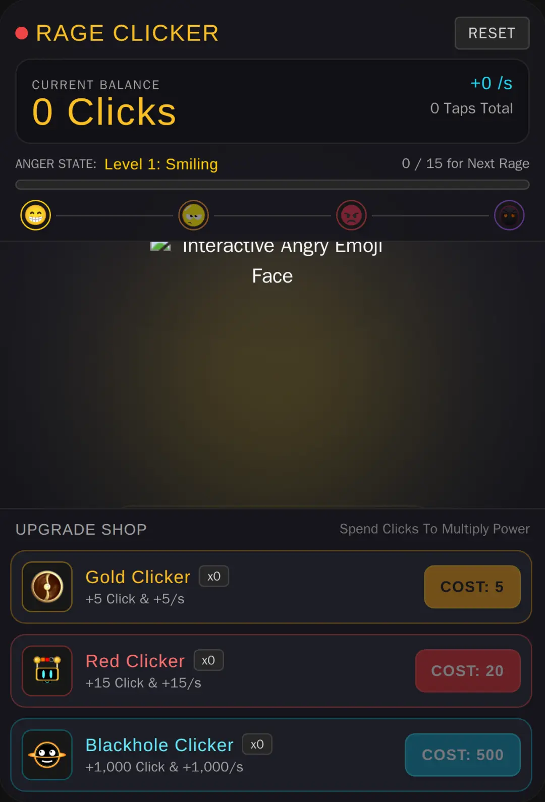 Rage Clicker - Angry Emoji cover