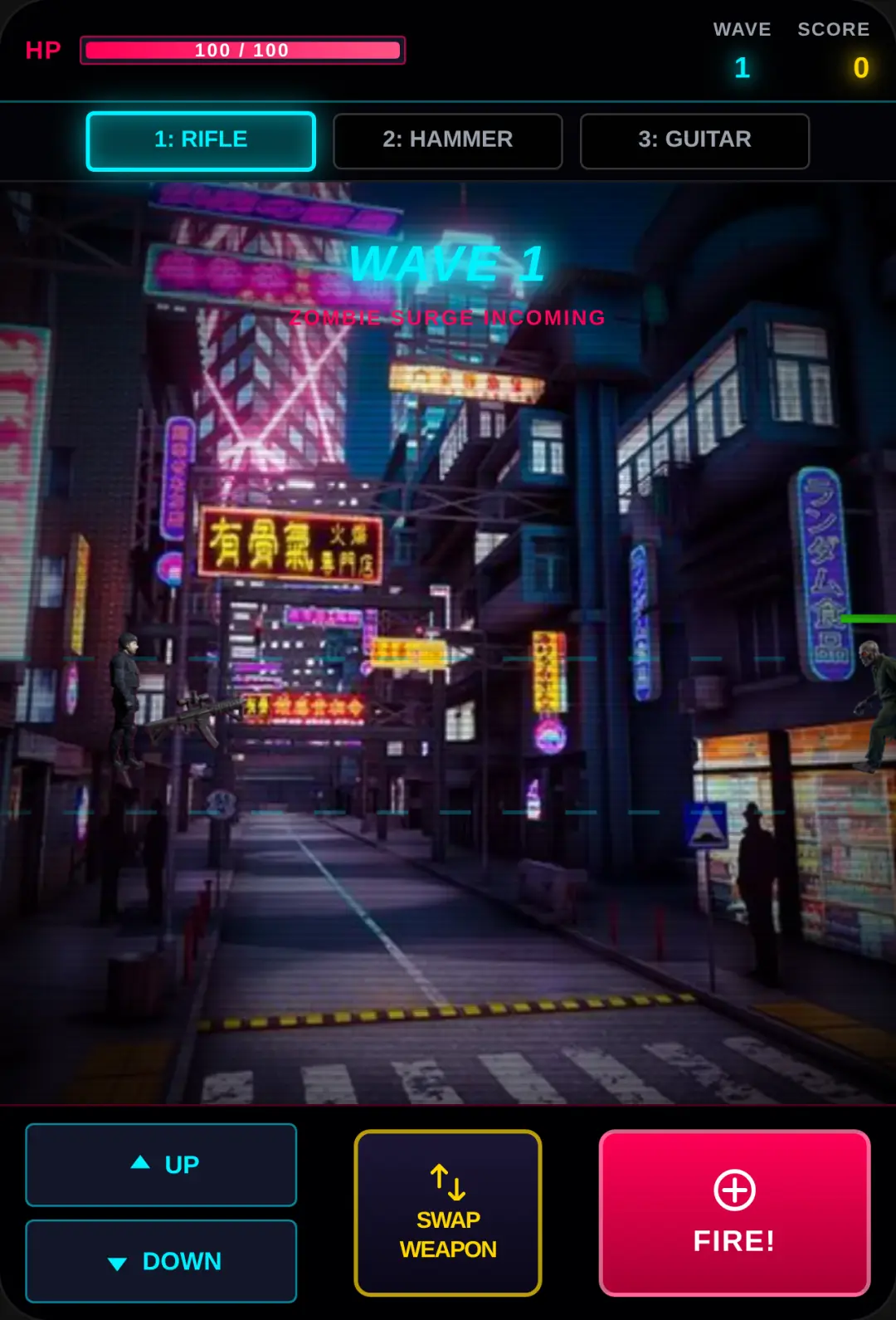 Neon Zombie Apocalypse: Overkill cover