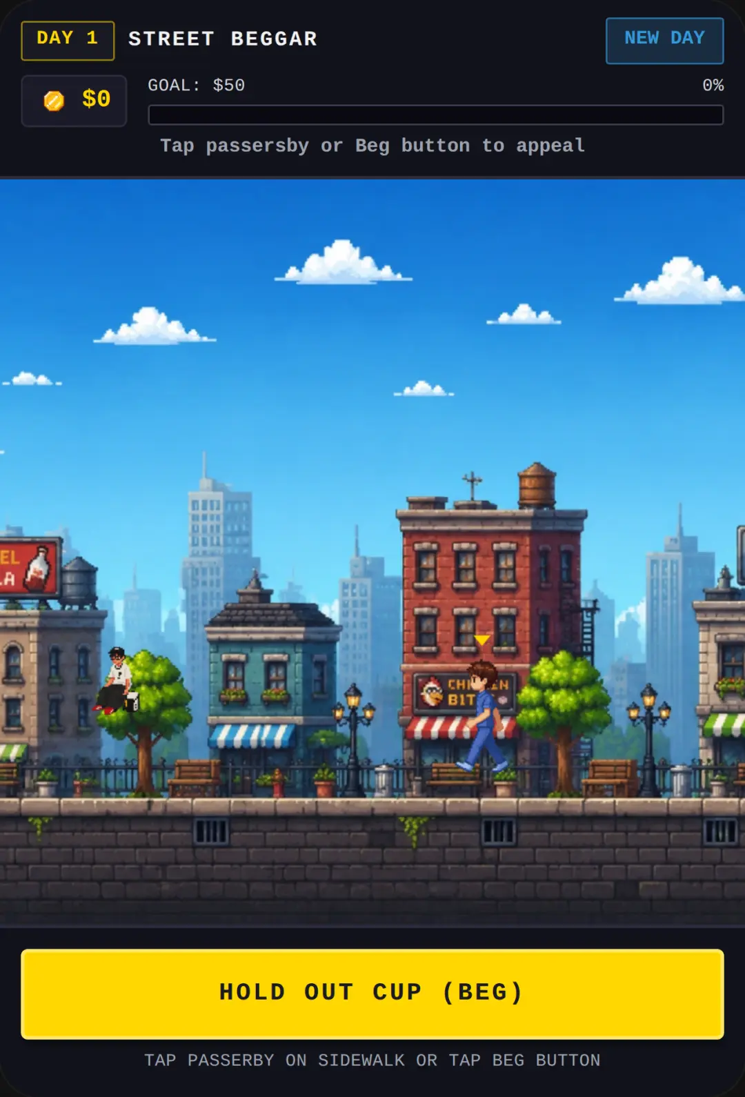 Street Beggar - Pixel Arcade cover