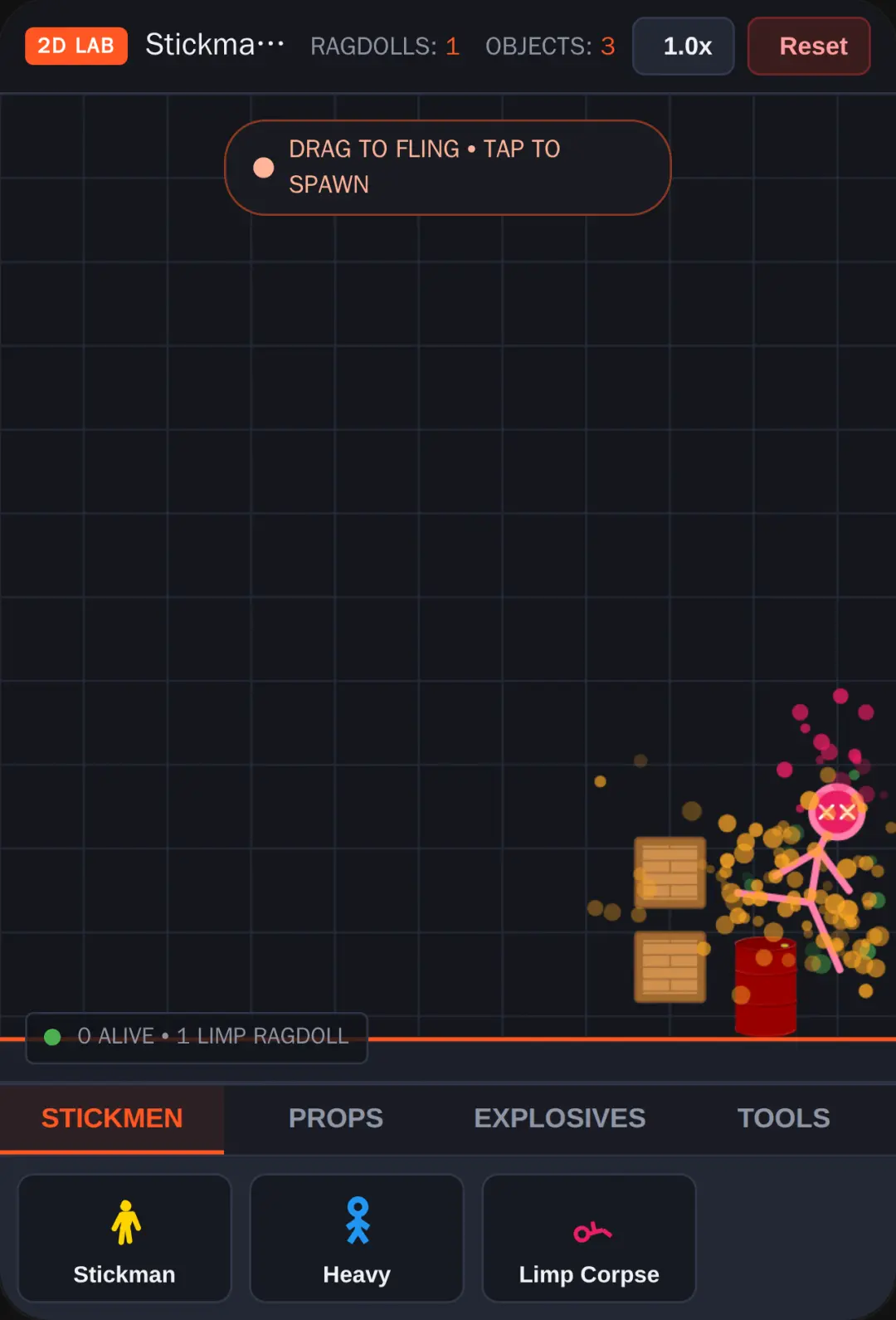 Ragdoll Stickman Sandbox cover