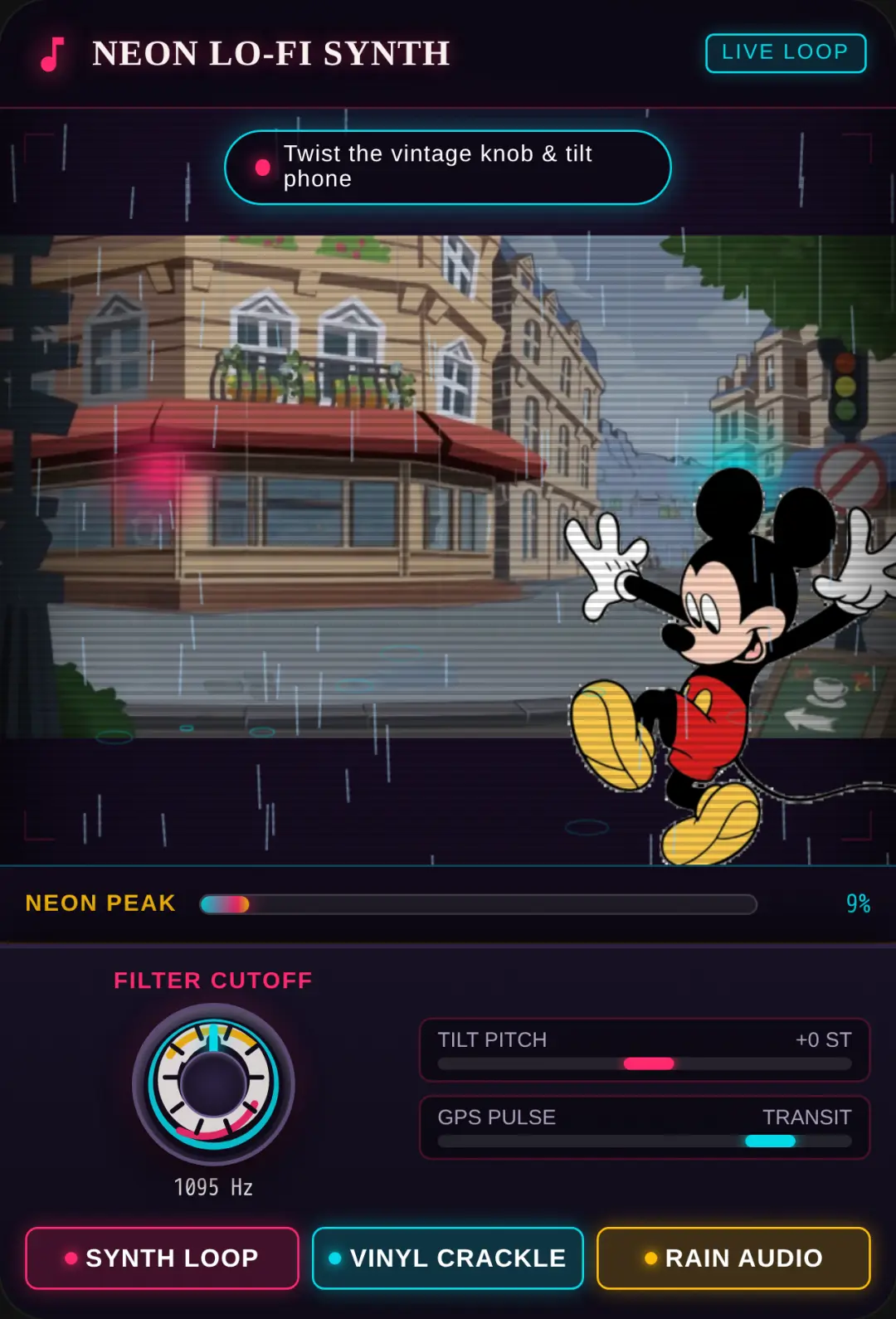 Neon Rain: Lo-Fi Synth Lab cover