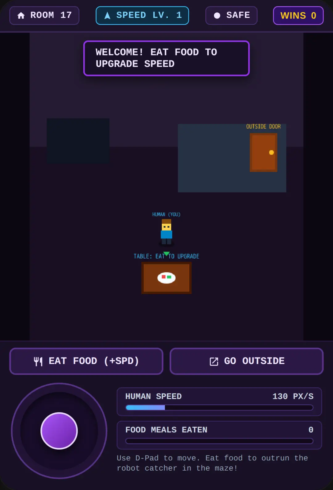 Human vs Robot: human pixel Escape cover