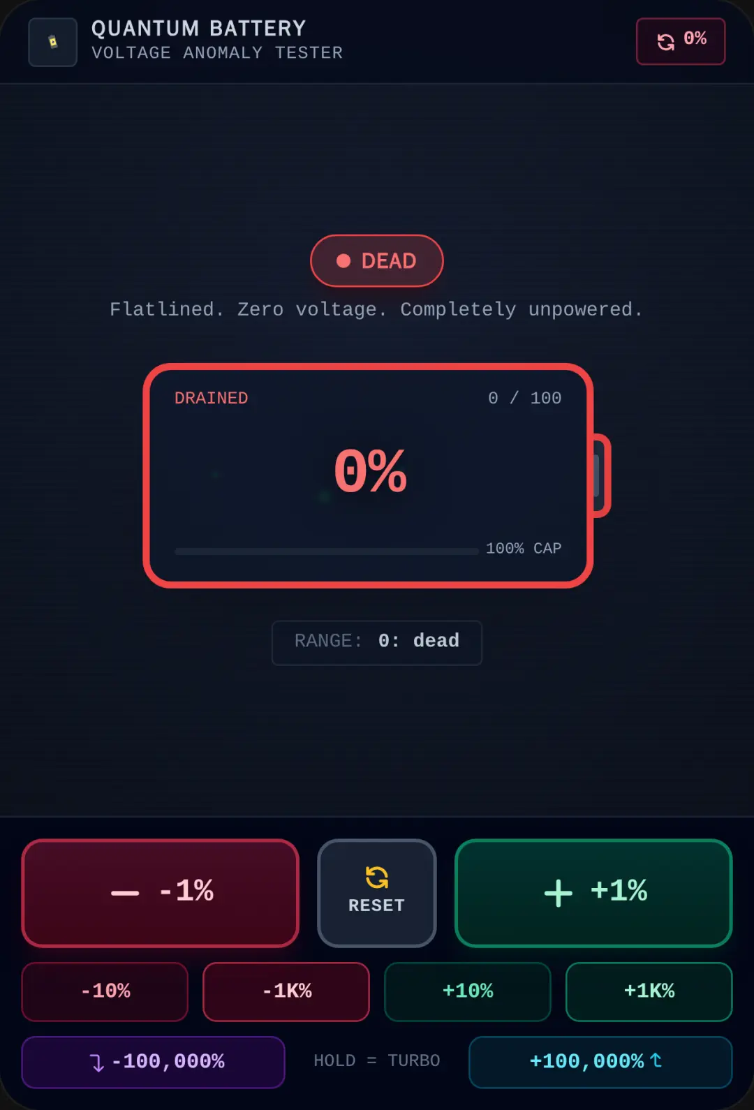 Quantum Battery Percentage cover
