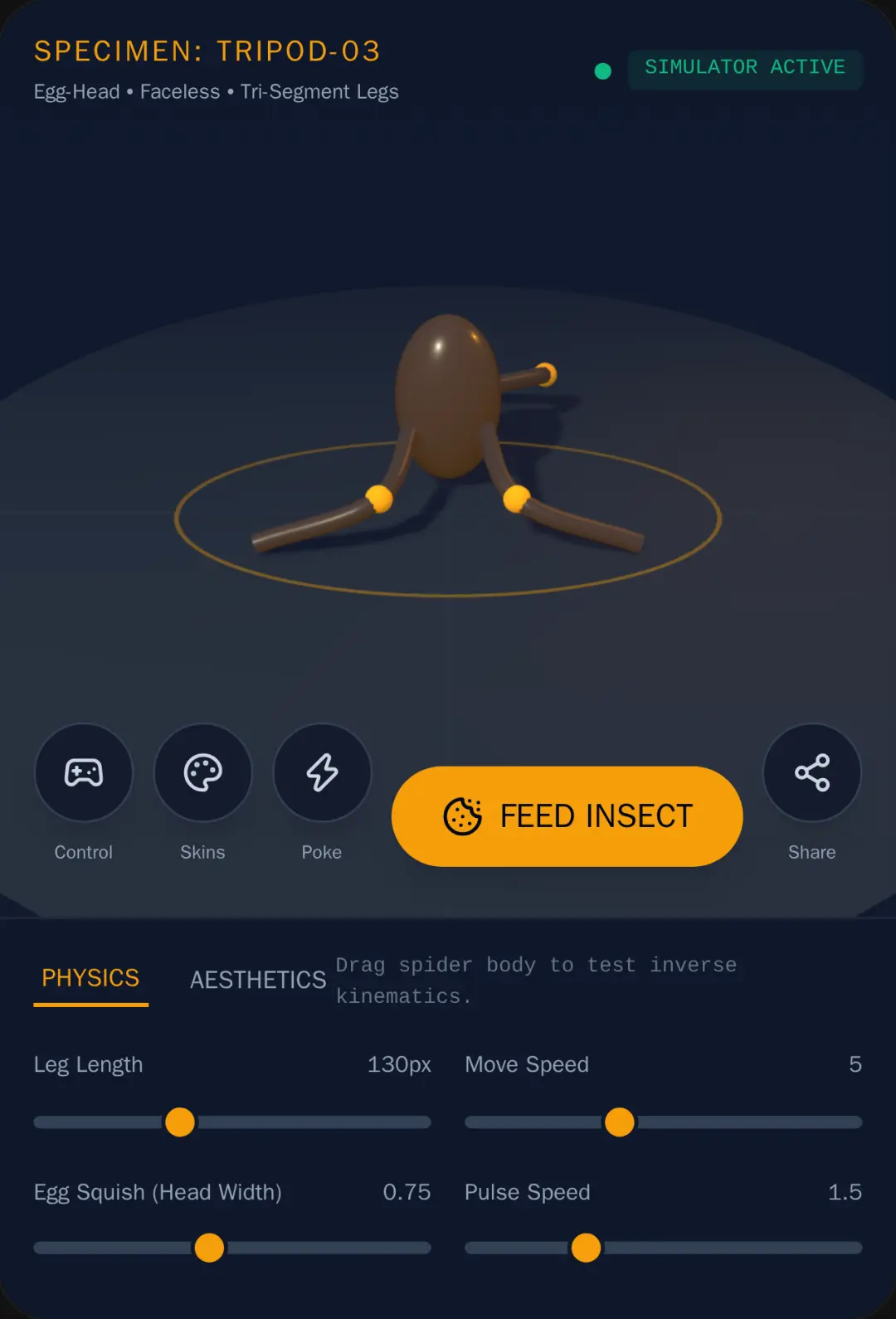 Feed that spider cover