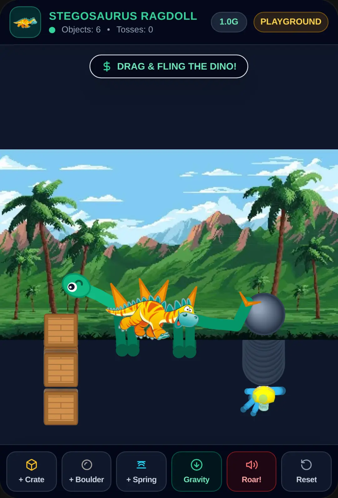 Stegosaurus Ragdoll Sandbox cover