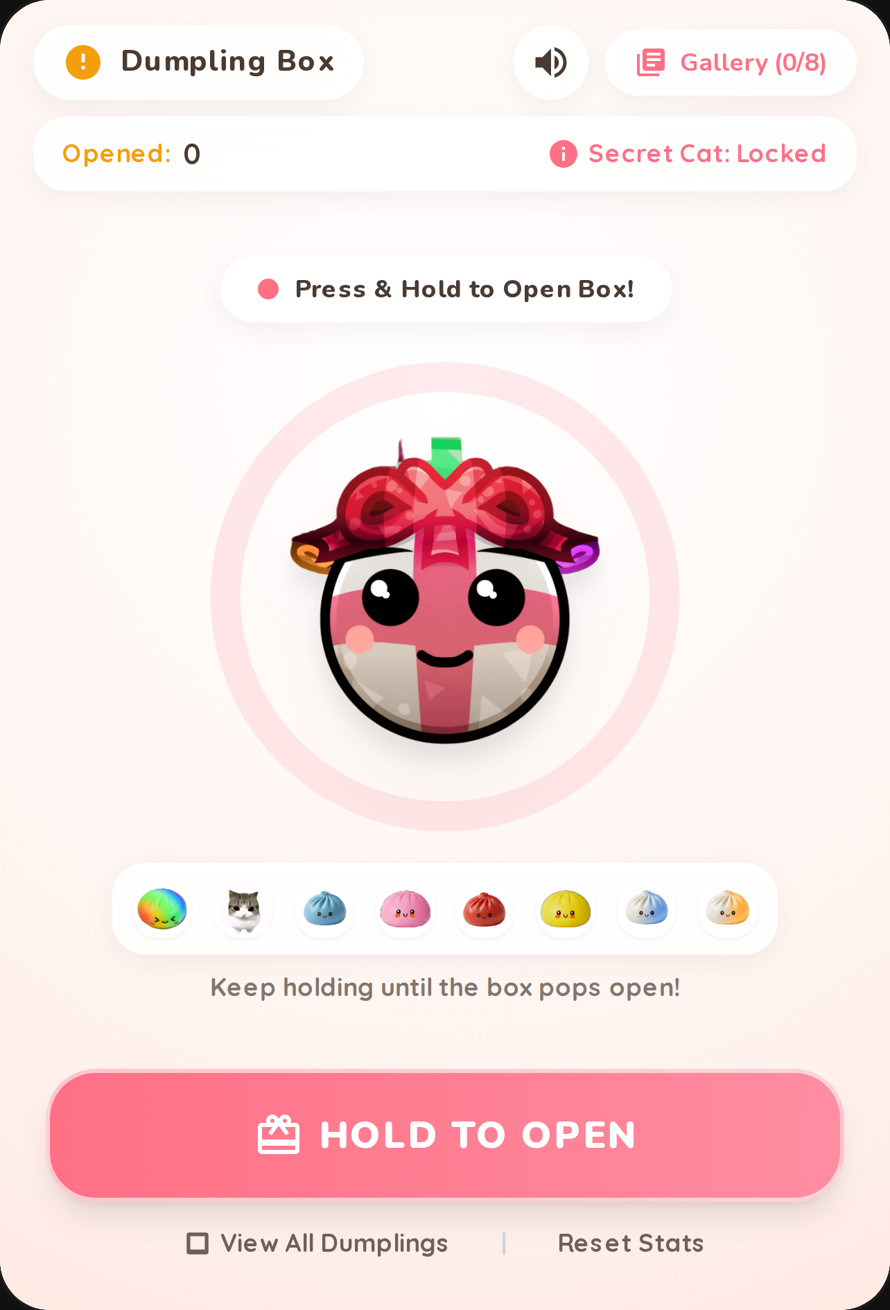 Dumpling Squishy cover