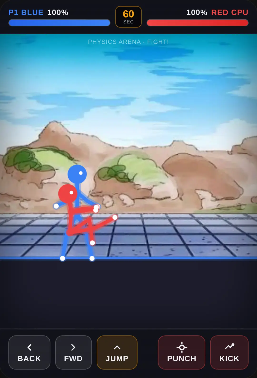 Stickman Brawl: Blue vs Red cover