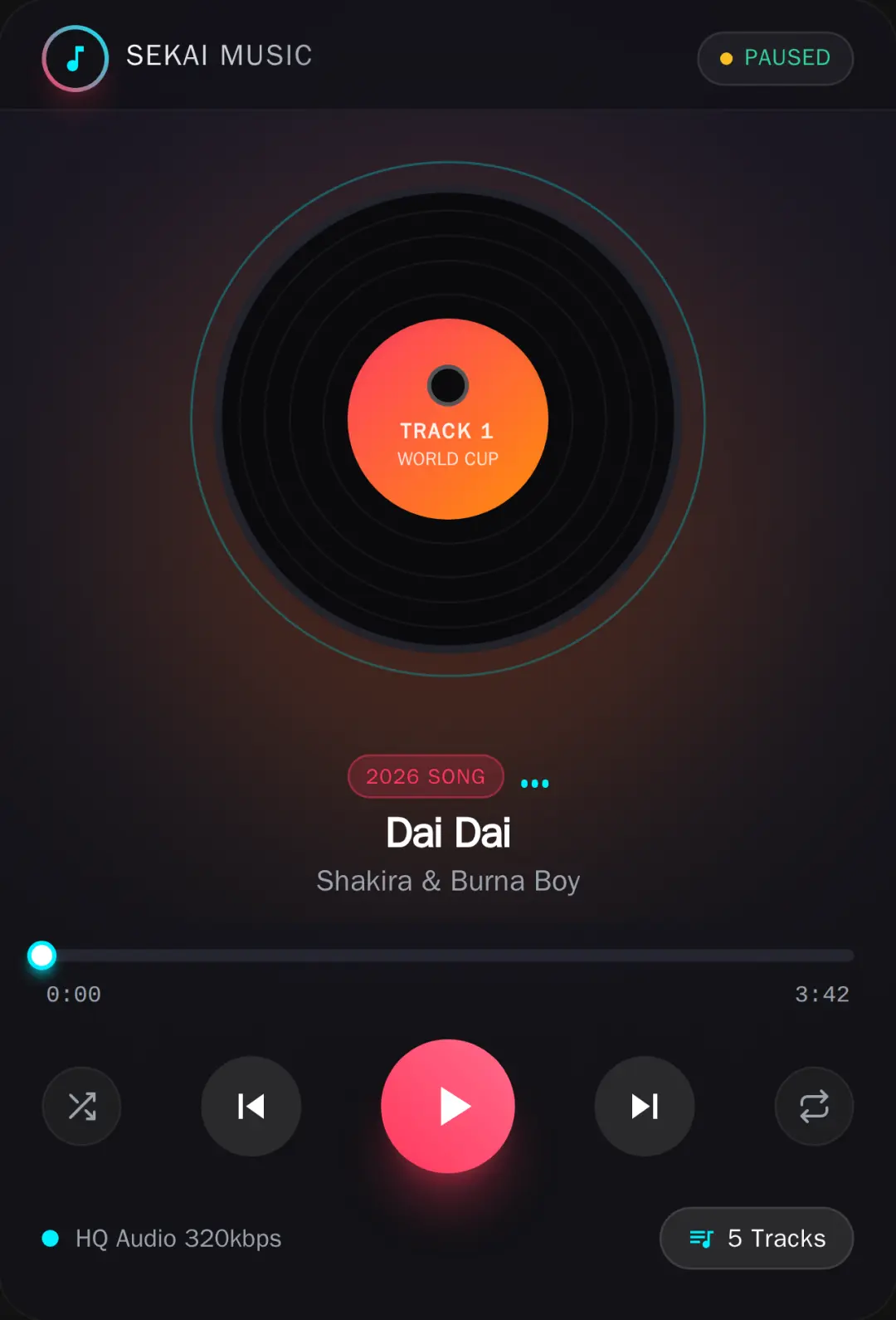 Sekai Music Player cover