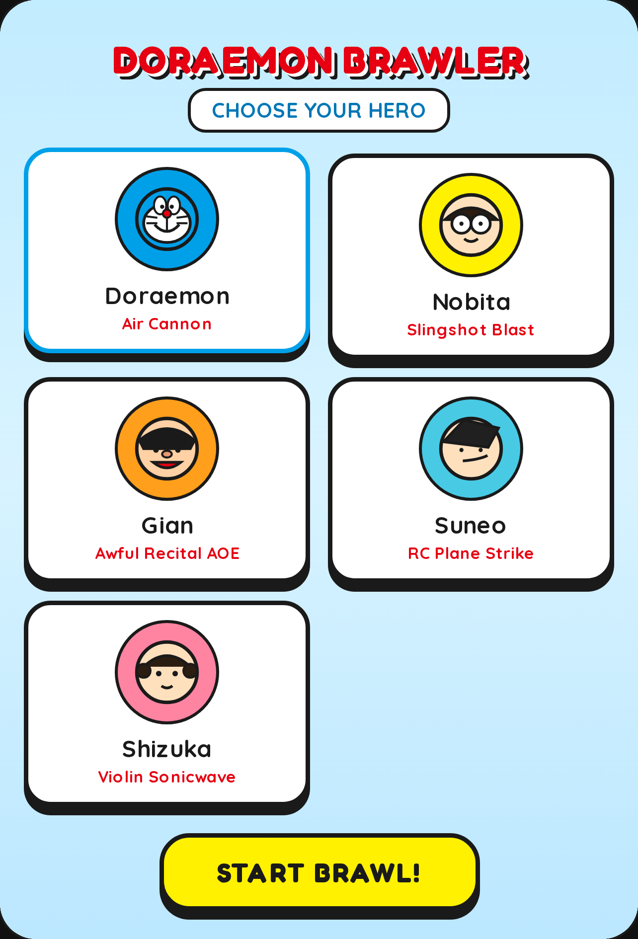 Doraemon Gadget Brawler cover