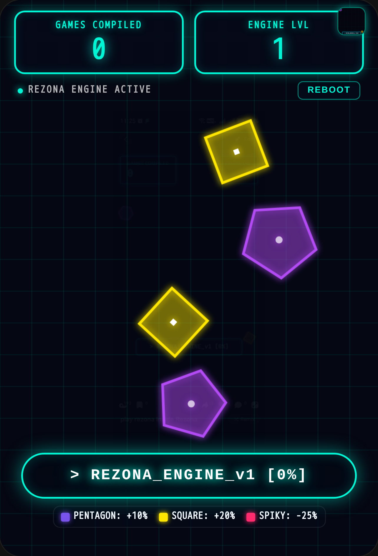 Play rezona inside... cover