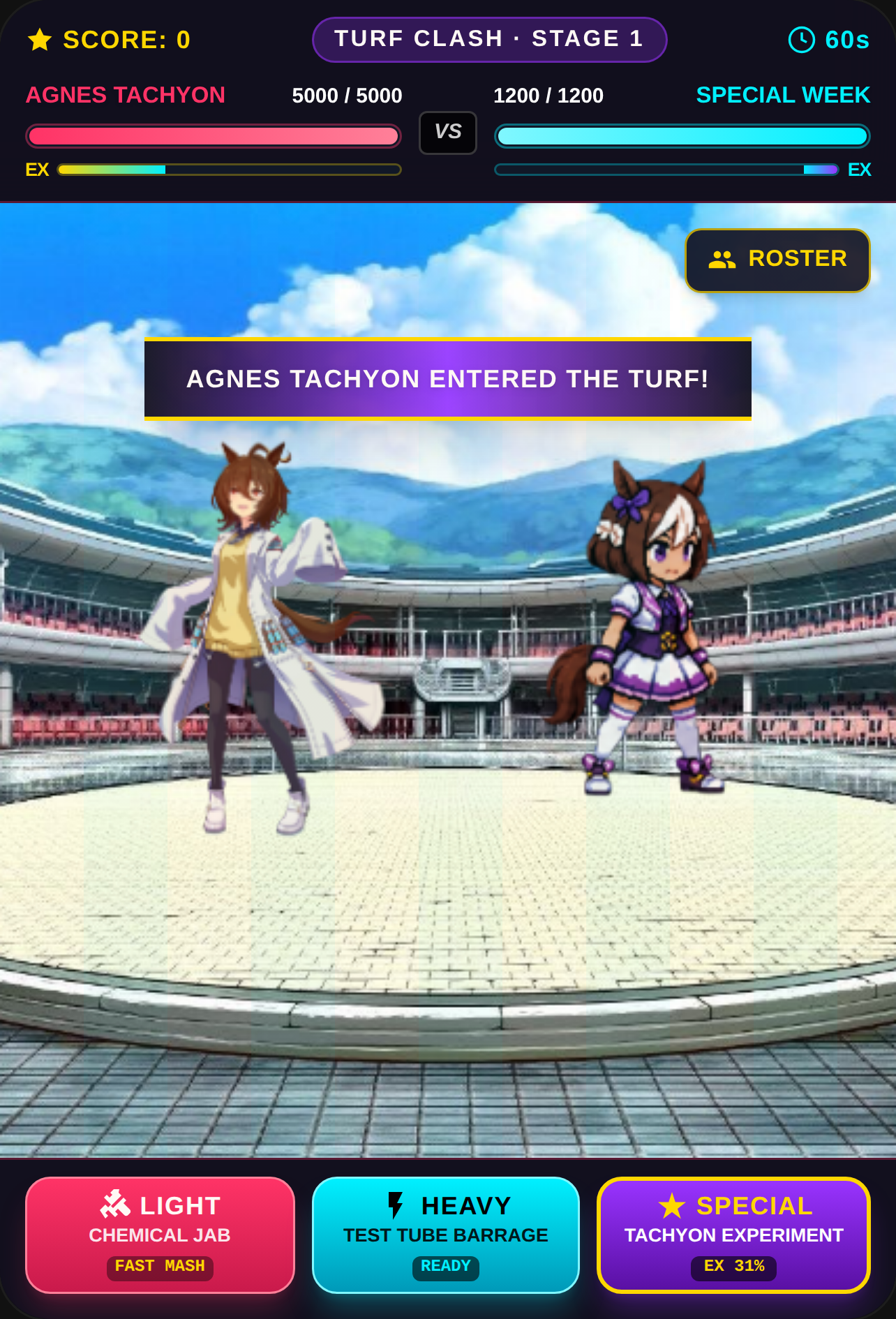 Umamusume figthing game cover