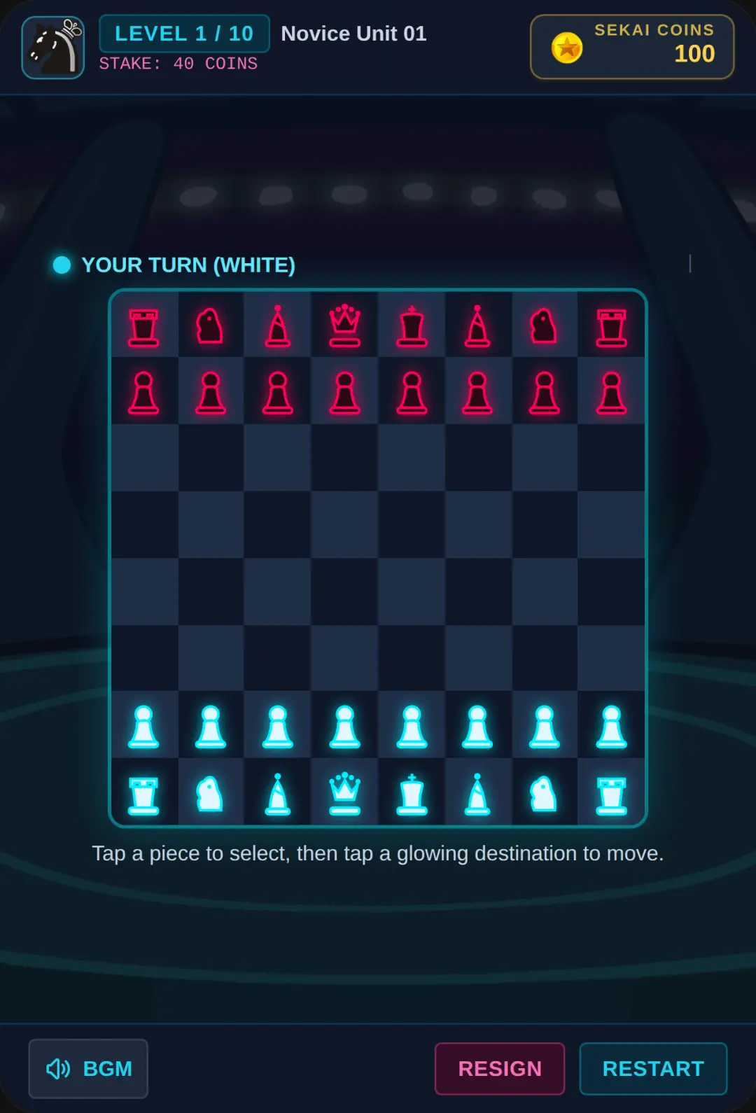 Cyber Chess - 10 Level Coin Stakes cover