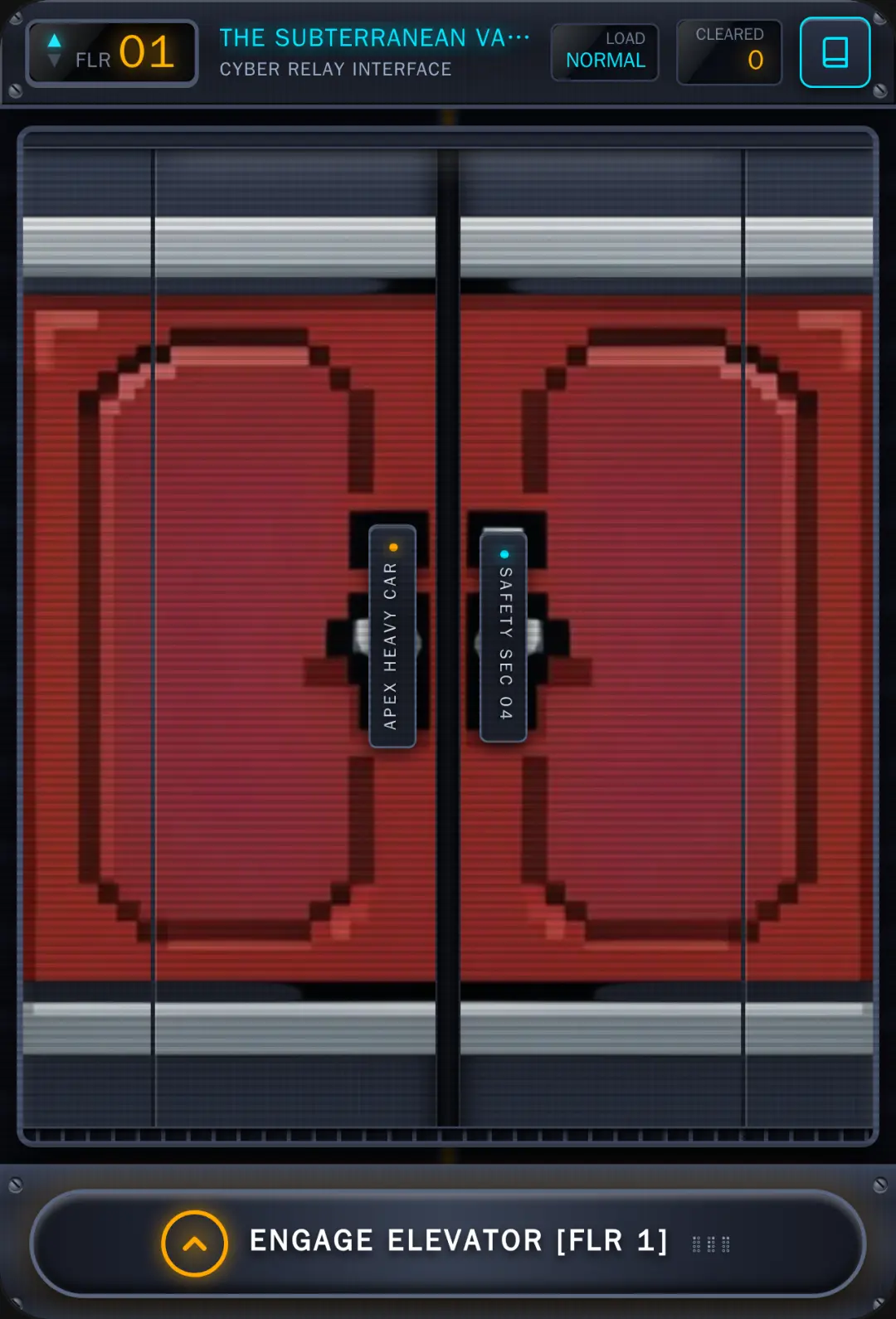 Infinity elevator cover