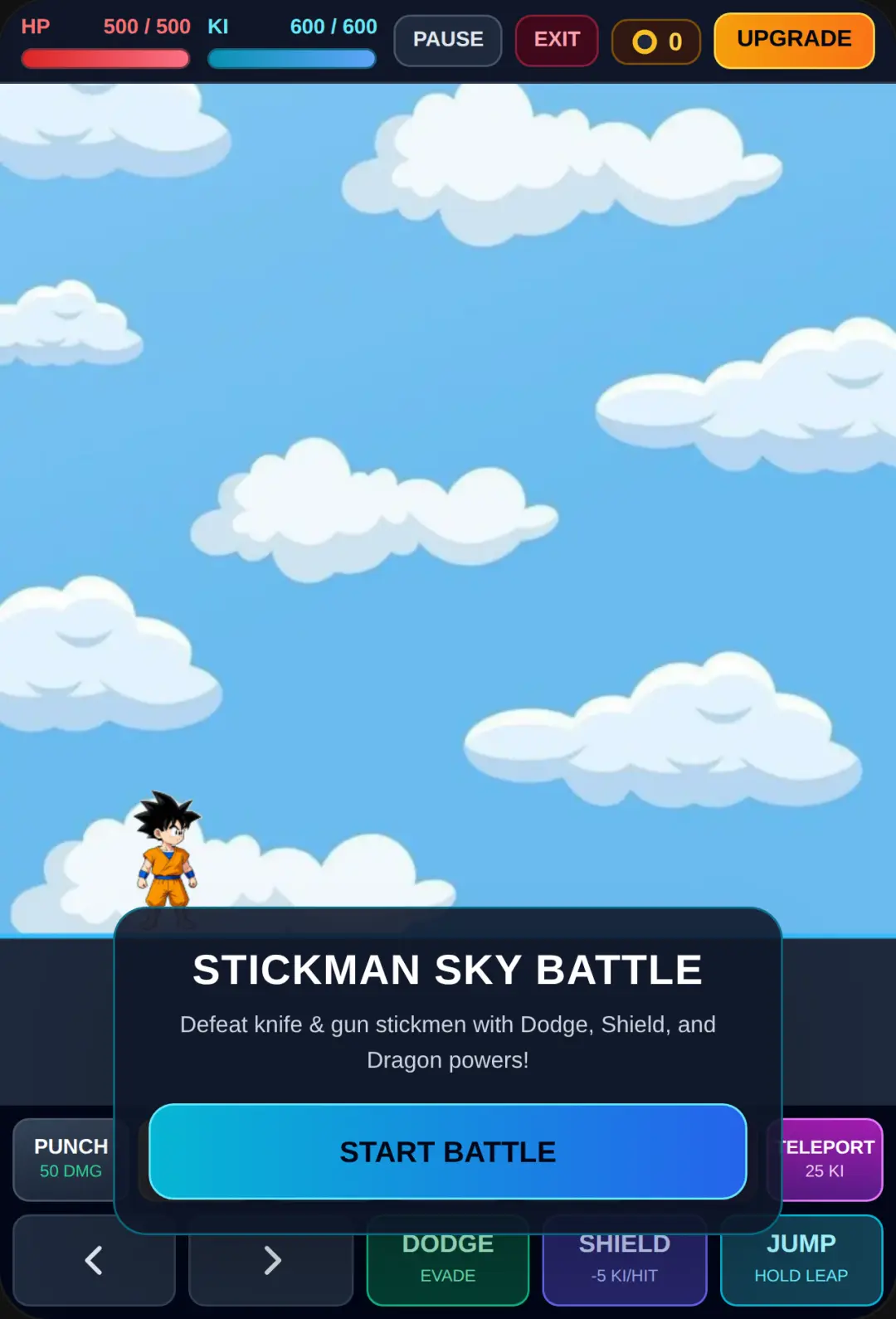 Stickman Sky Battle-DB cover
