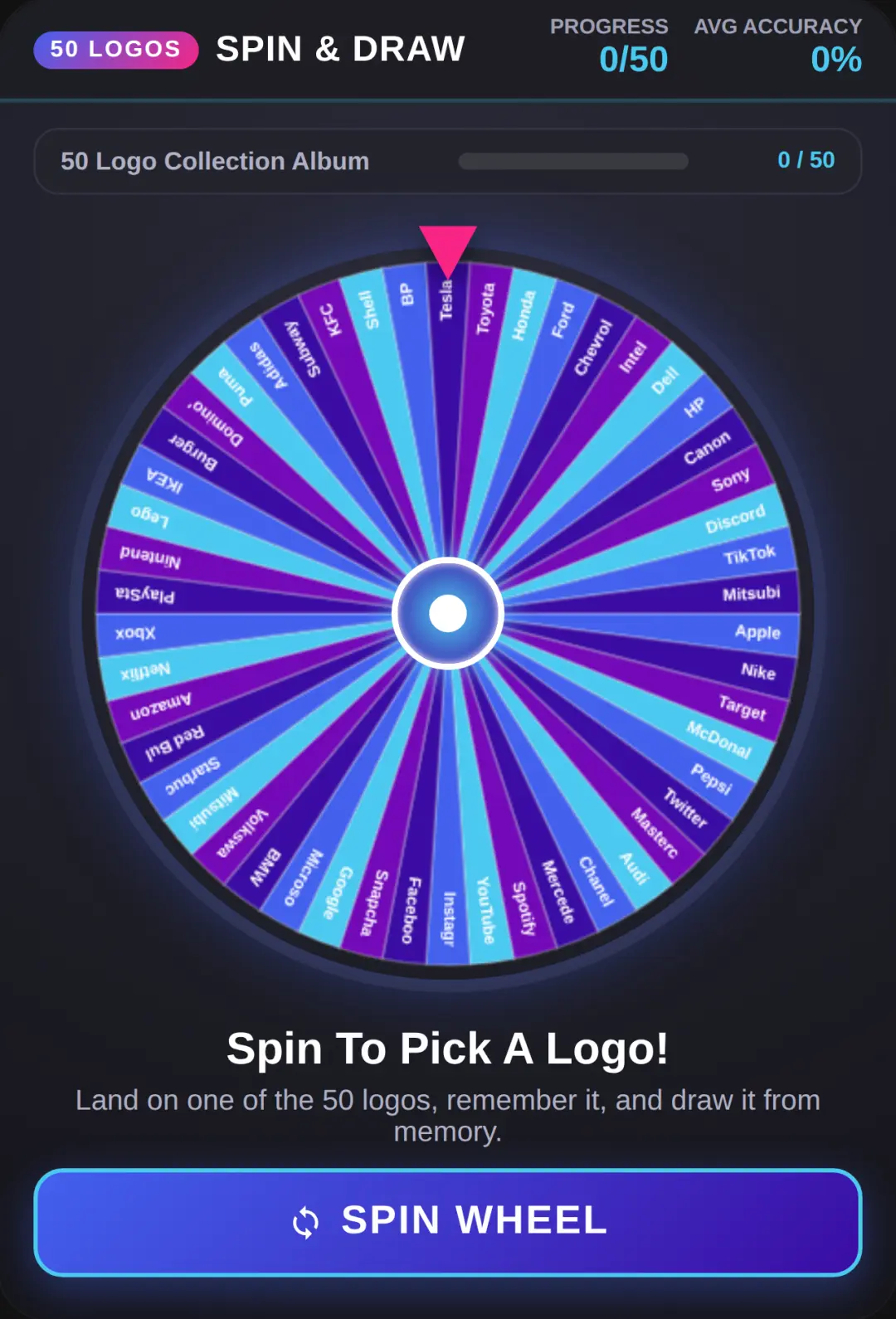 Logo Wheel Draw 50 cover