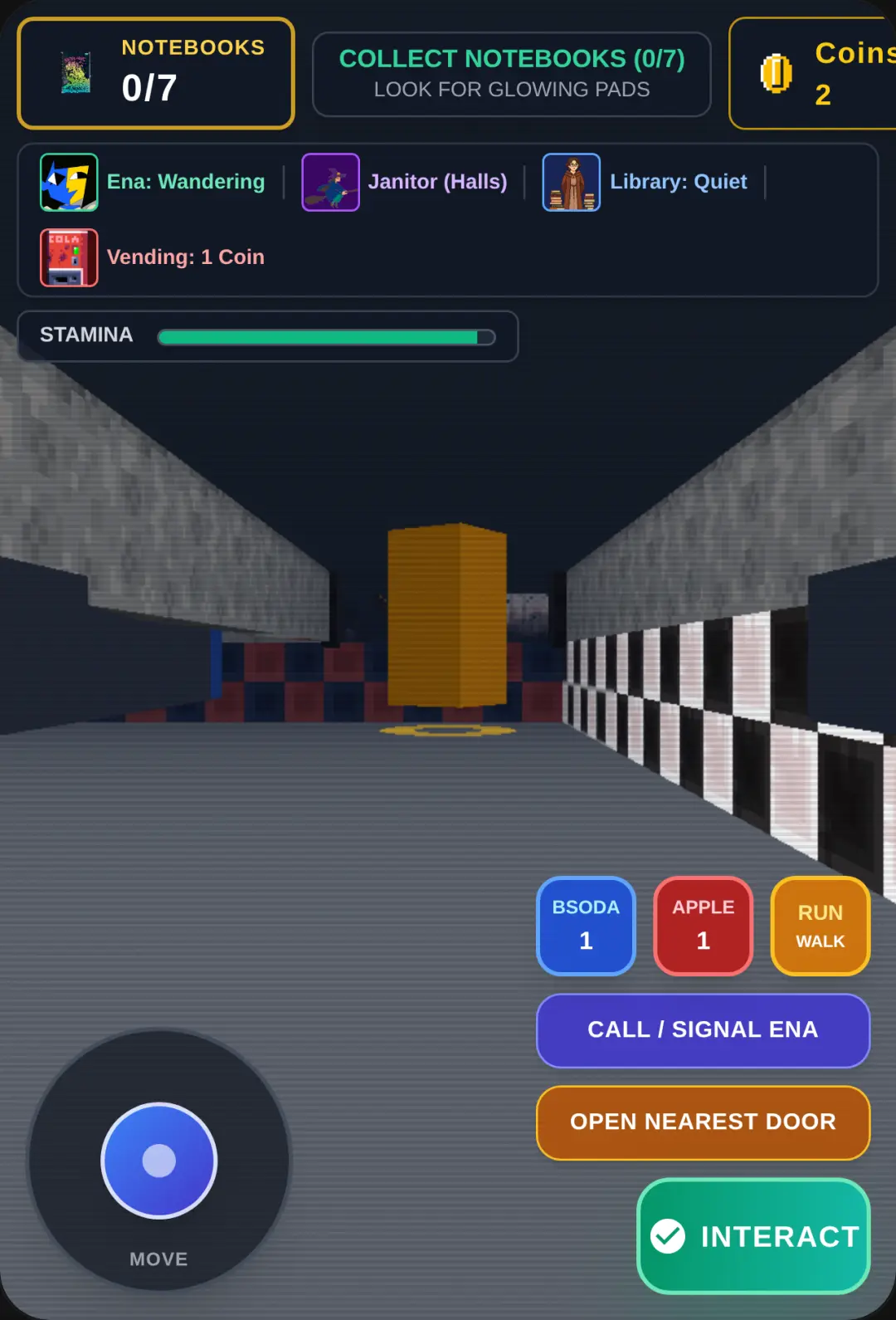 School Escape 3D - Collect 7 Notebooks cover