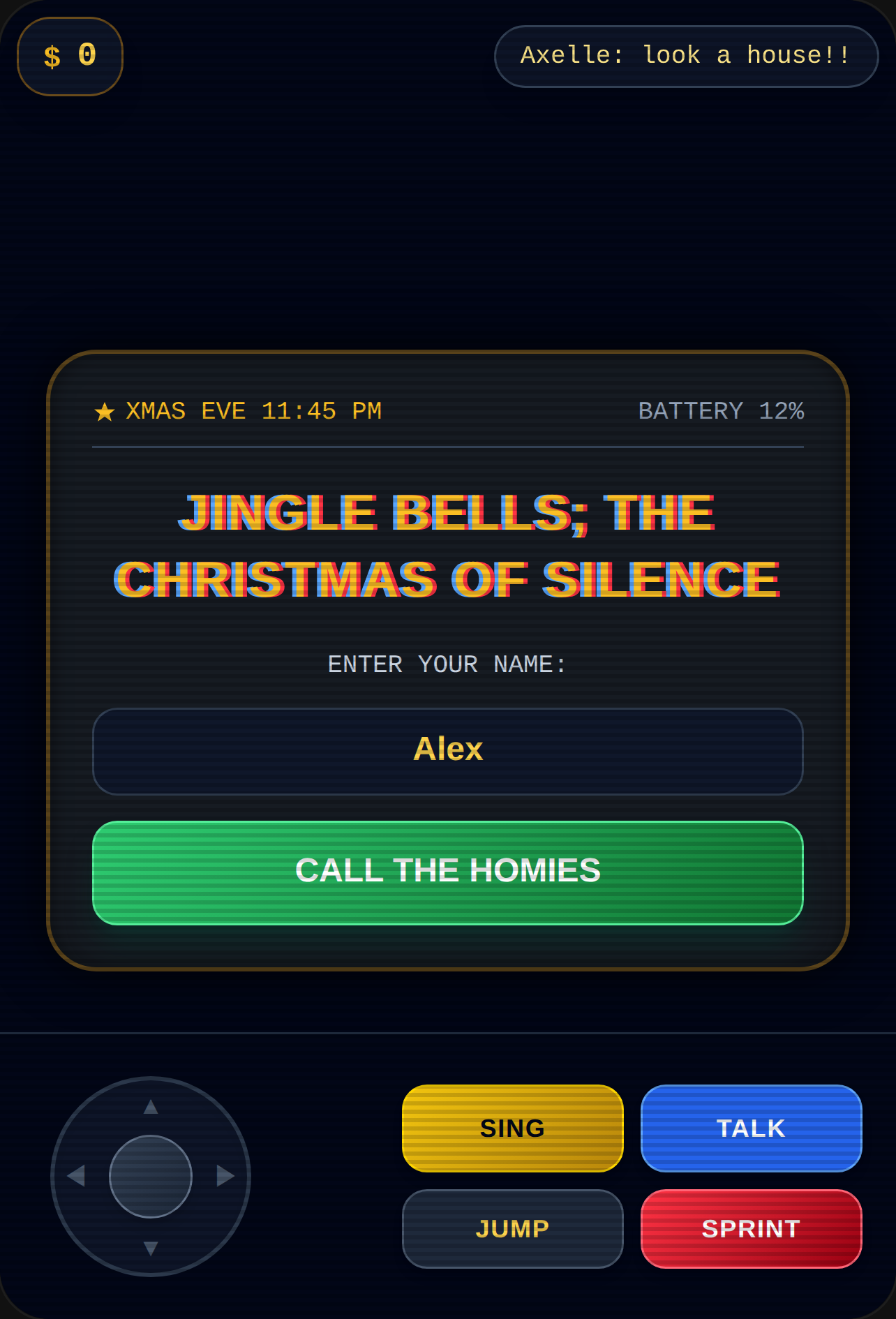 Jingle bells; the Christmas of silence cover