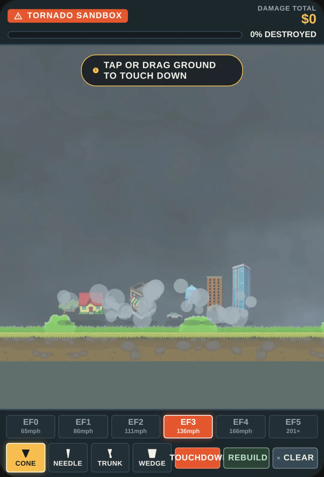 Tornado Sandbox — 2D City Destroyer cover