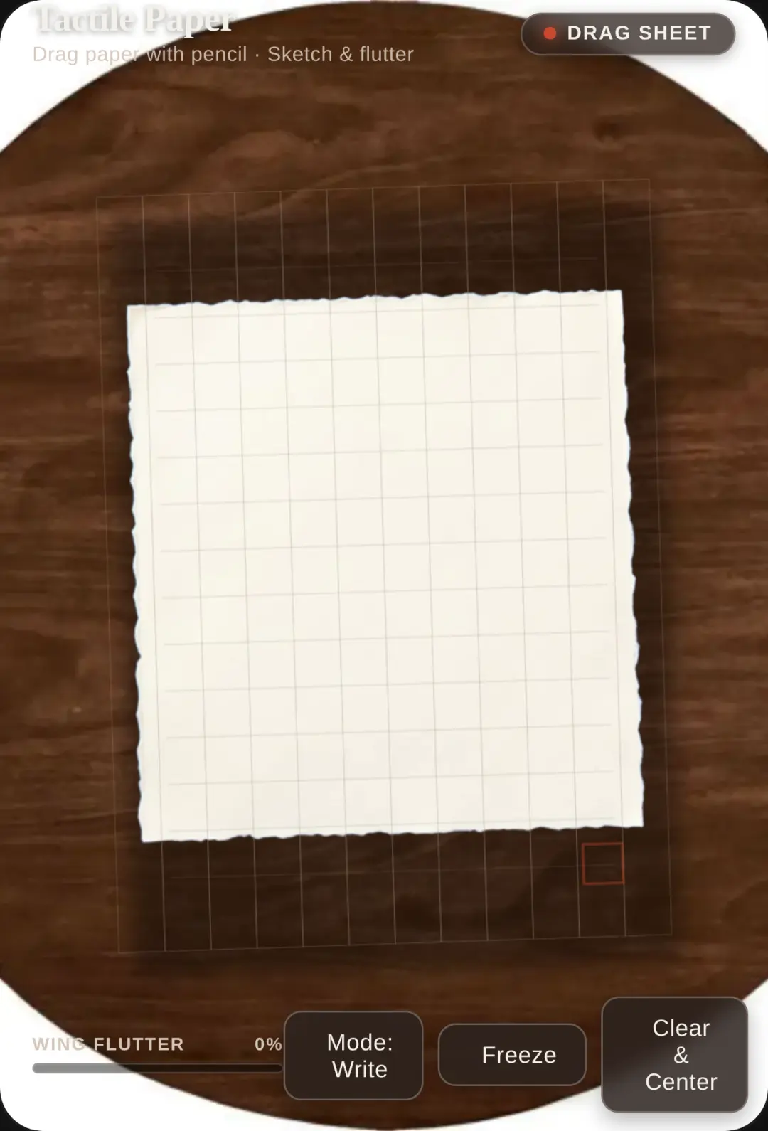 Drag your paper cover
