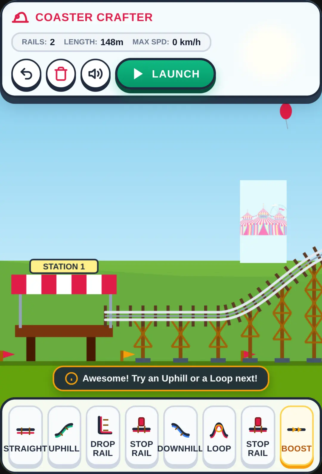Coaster Crafter - Theme Park Roller Coaster Maker cover