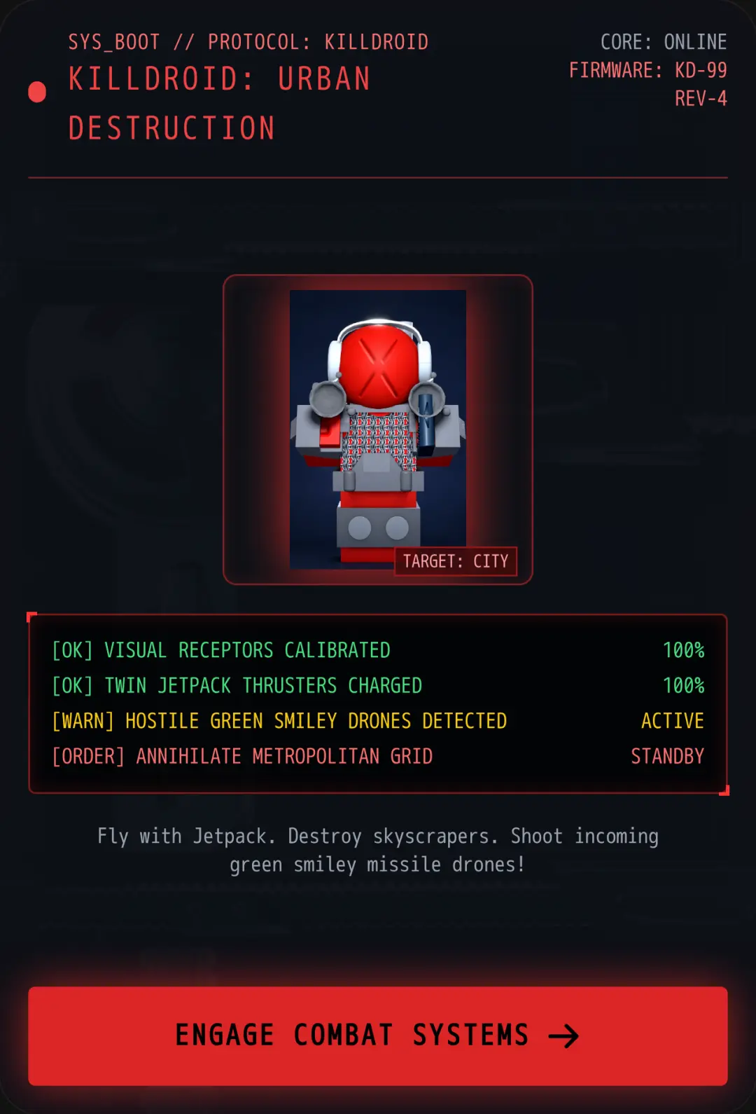 KILLDROID SIMULATOR (Photo/picture of Killdroid not mine) cover