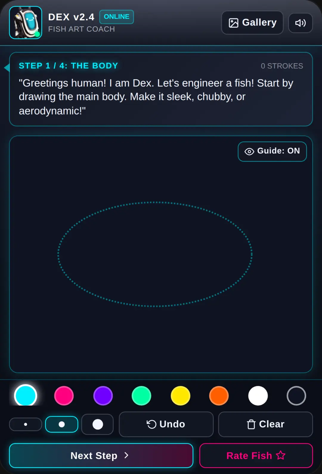 Dex: AI Fish Drawing Companion cover