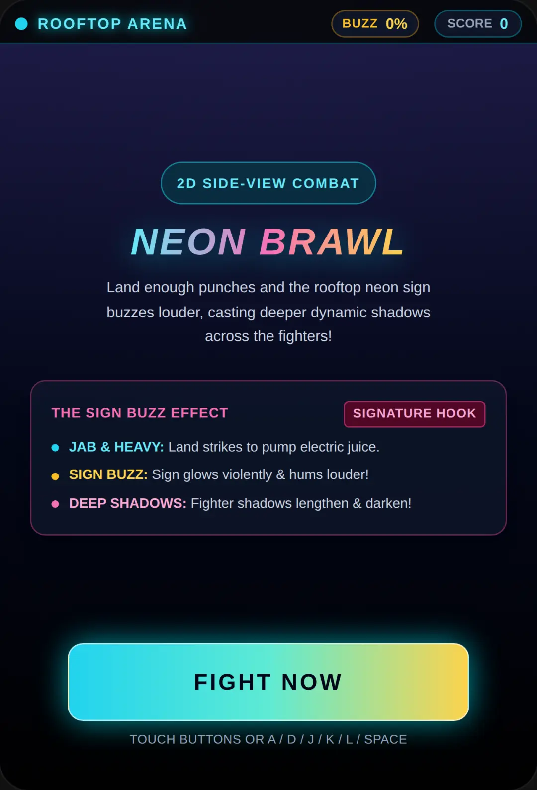 Neon Brawl: Rooftop Arena cover