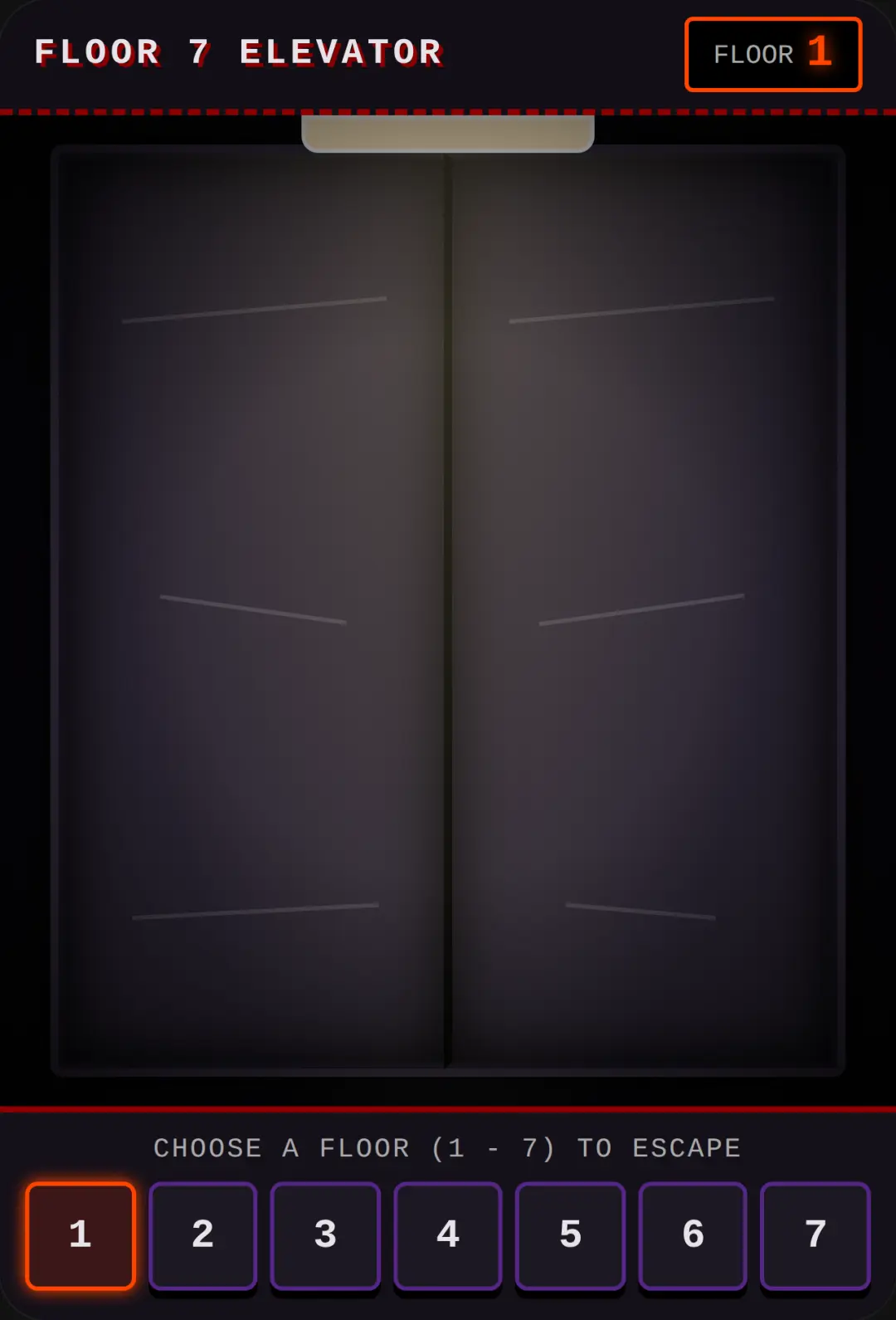 Elevator 7 - Hand-Drawn Horror cover