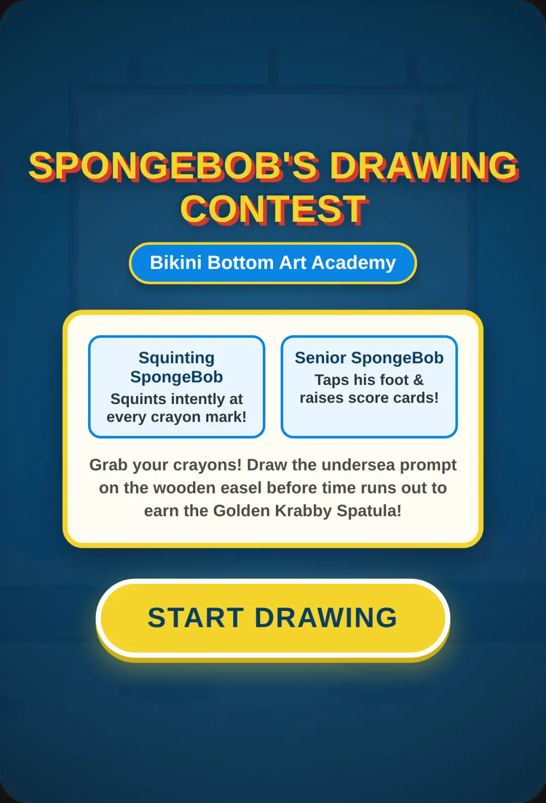 SpongeBob Drawing Contest cover