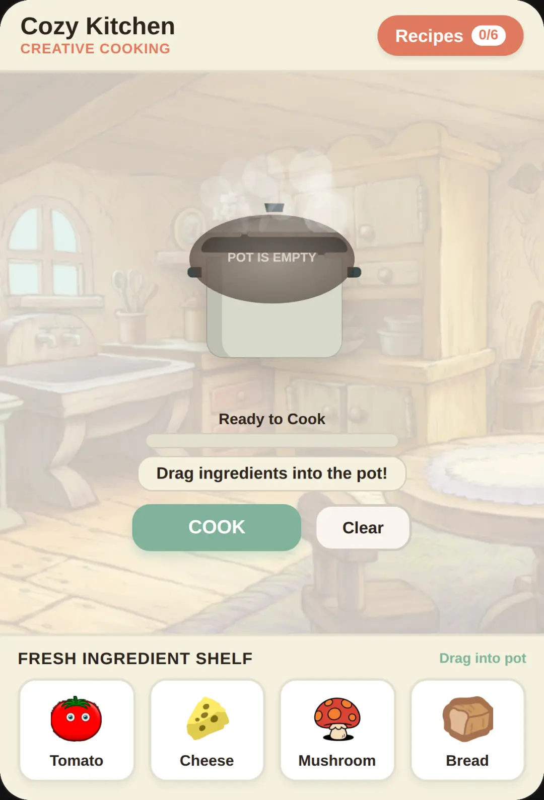 Cozy Kitchen: Creative Cooking cover