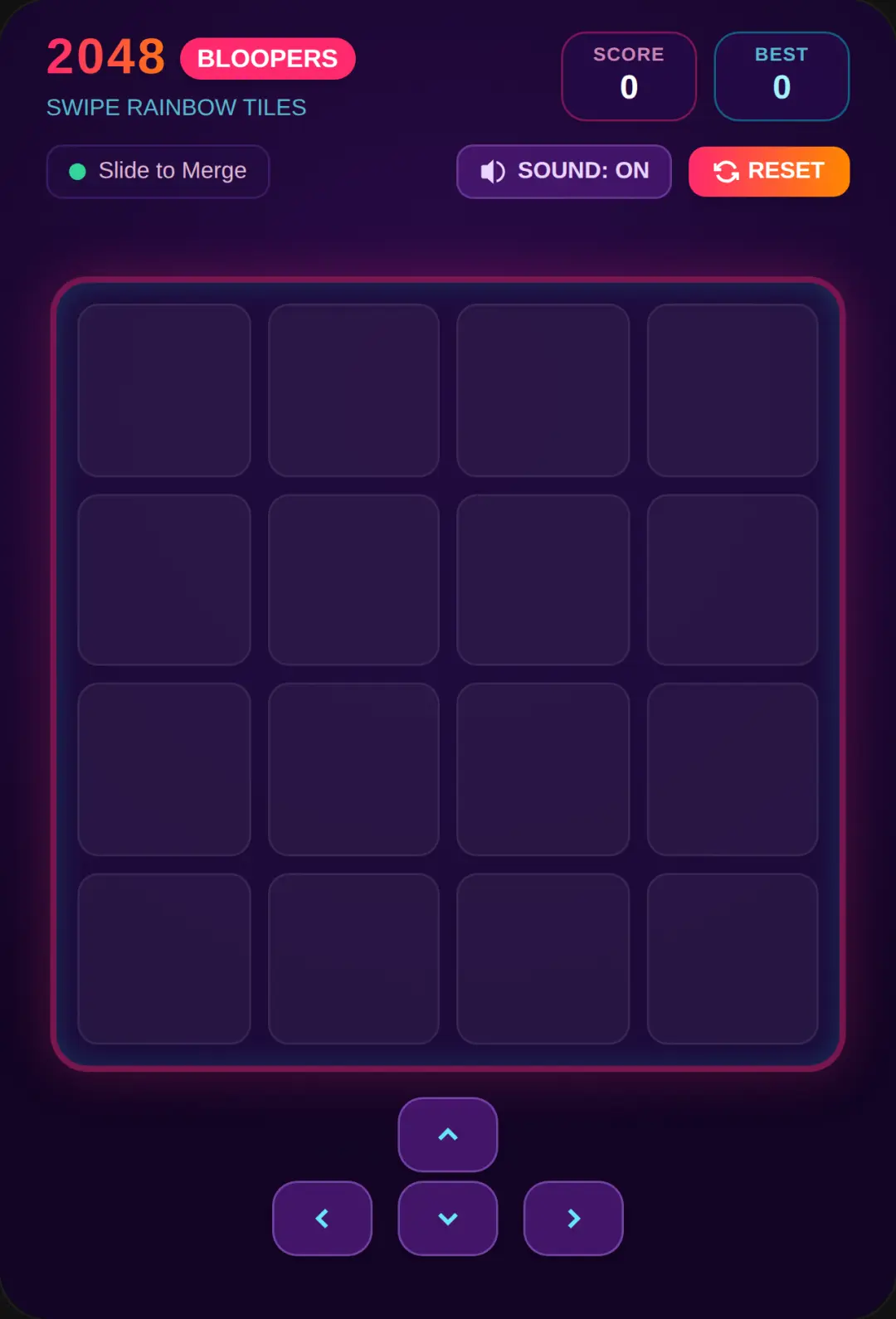 2048 Rainbow Bloopers cover