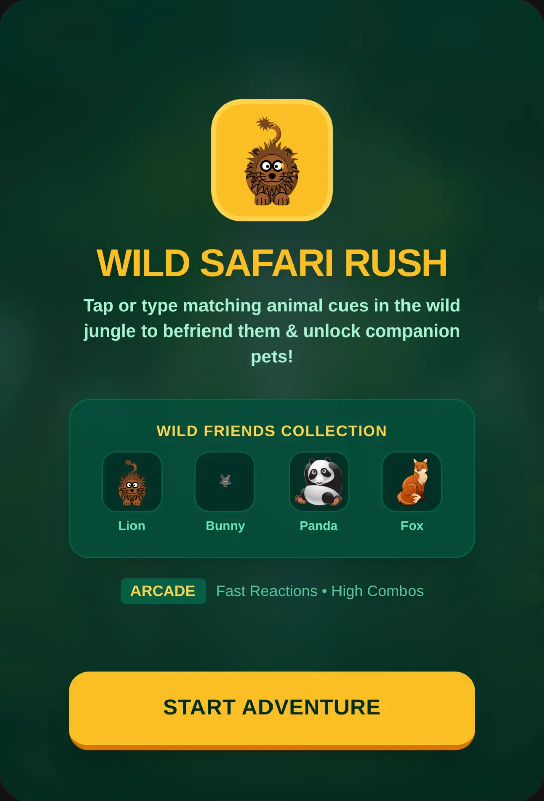 Wild Safari Rush cover