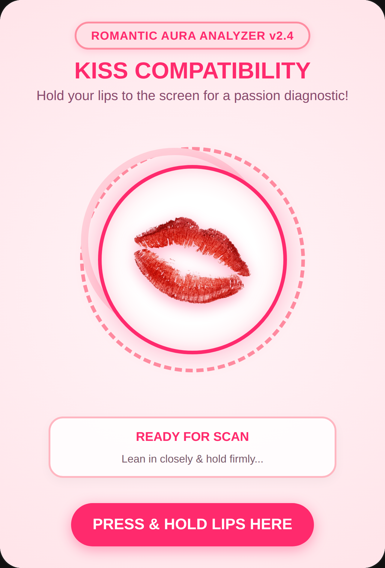 Kiss Compatibility Tester 3000 cover
