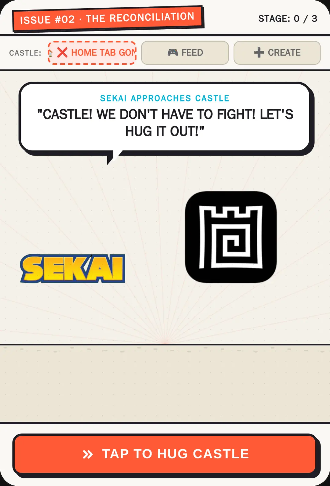 Sekai Hugs Castle cover