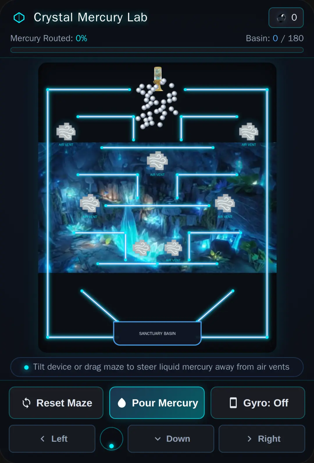 Crystal Maze: Mercury and Obsidian cover