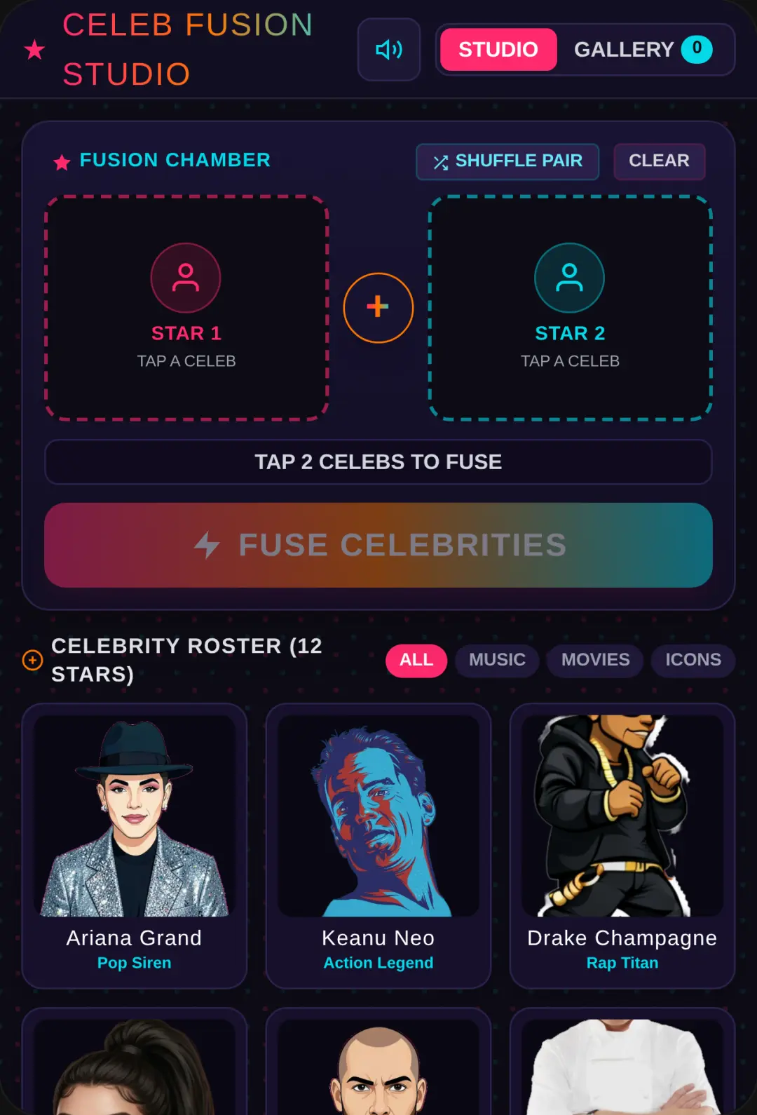 Celeb Fusion Studio cover