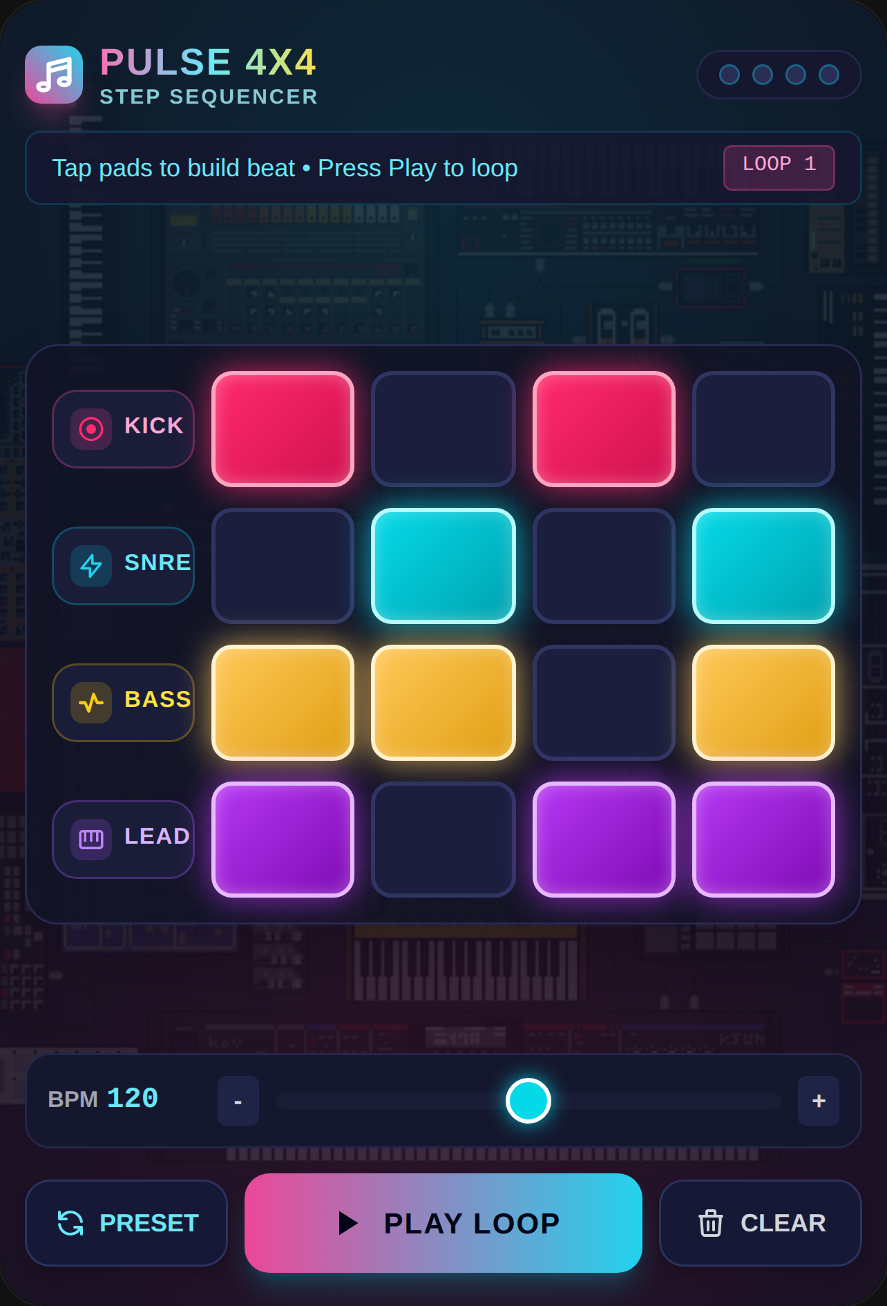 BeatGrid 4x4 - Electronic Step Sequencer cover