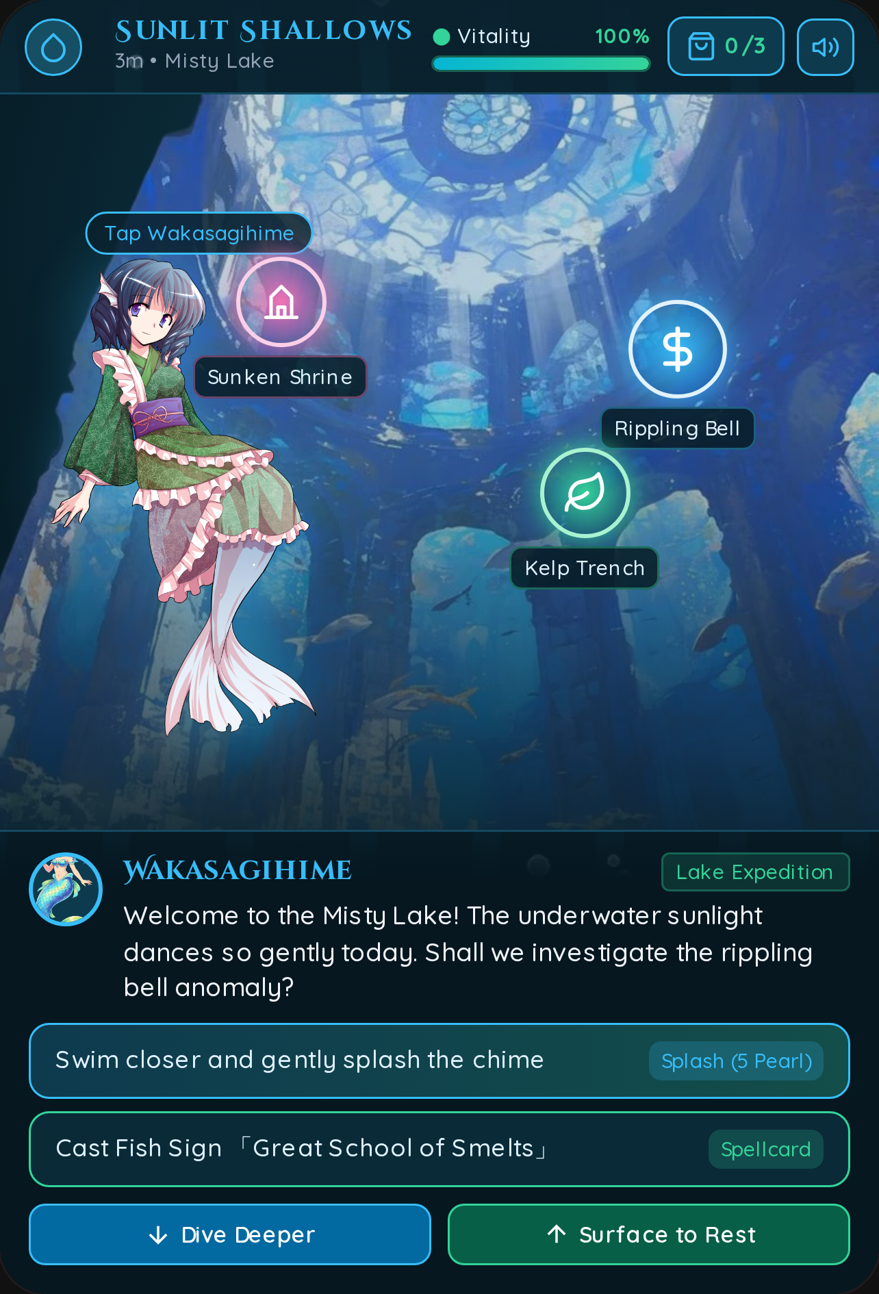 Wakasagihime's Misty Lake Adventure cover