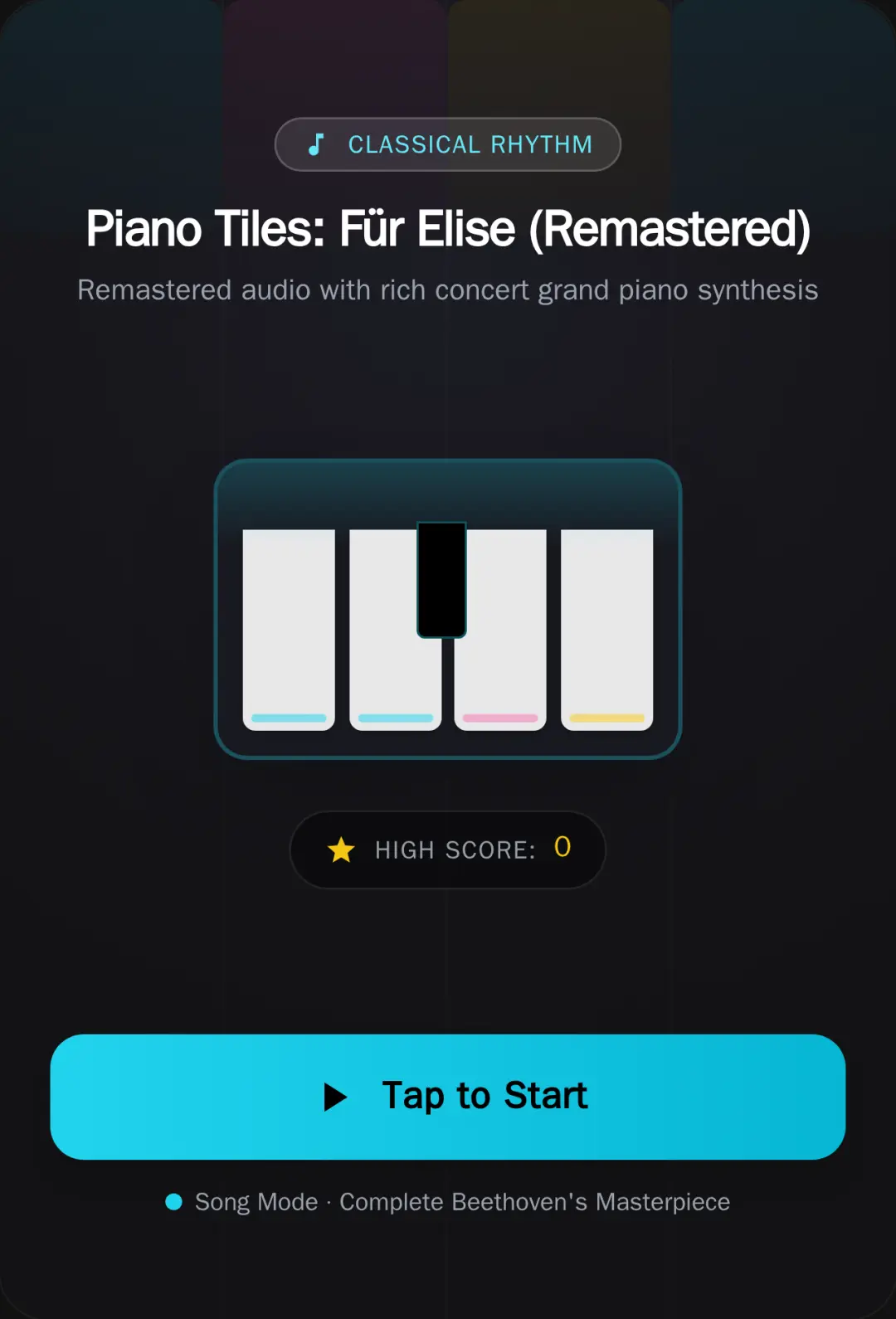 Piano Tiles Für Elise cover