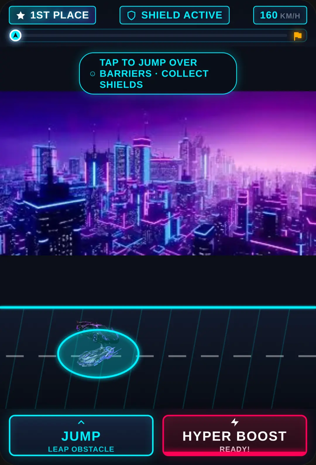 Cyber Velocity · Neon City Racer cover