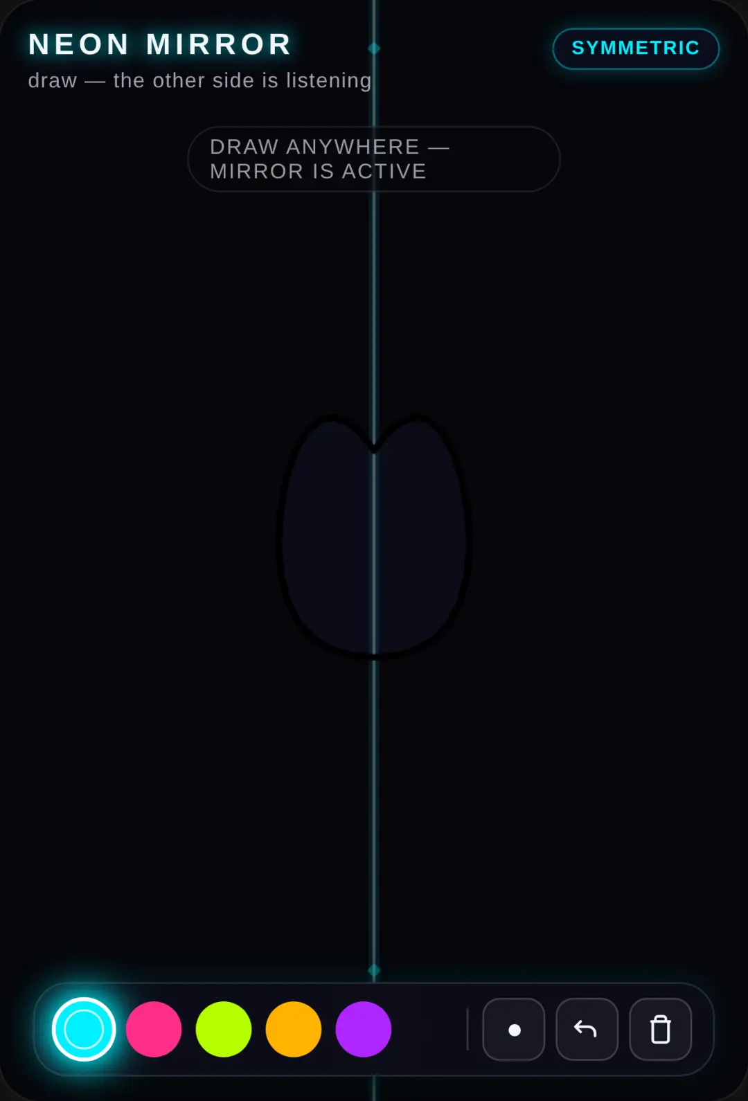 Neon Mirror Doodle cover