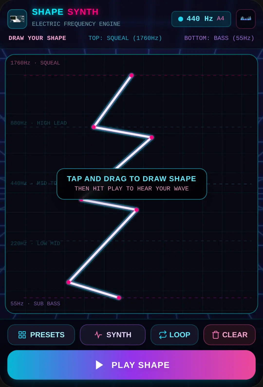 Shape Synthesizer cover
