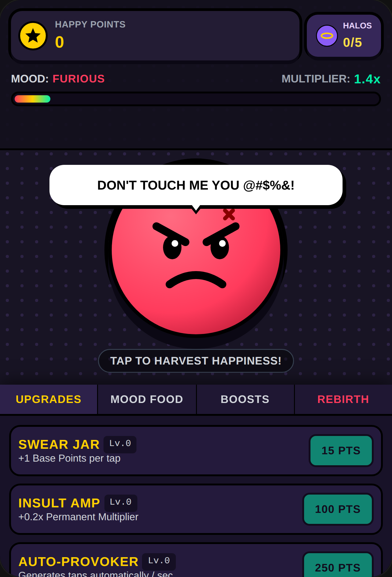 Grumpy Ball: Sweary Happy Clicker cover