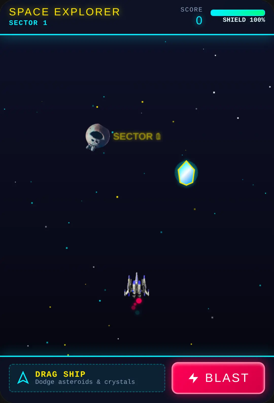 Space Explorer: Neon Blast cover