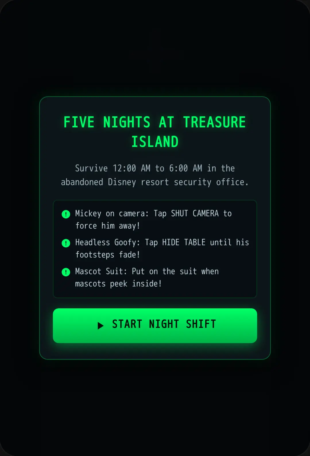 Five Nights at Treasure Island cover