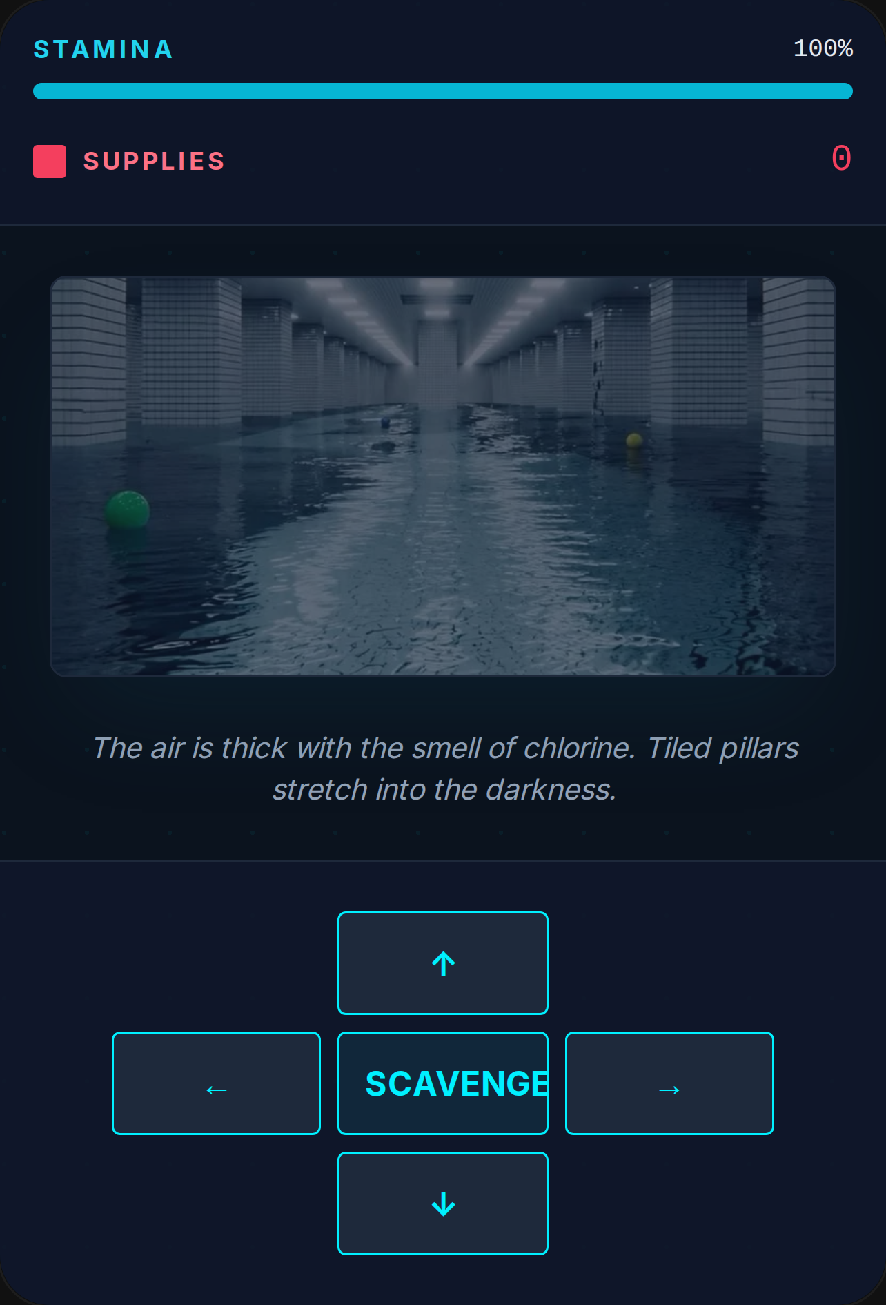 Liminal Poolrooms: Survival 1 cover