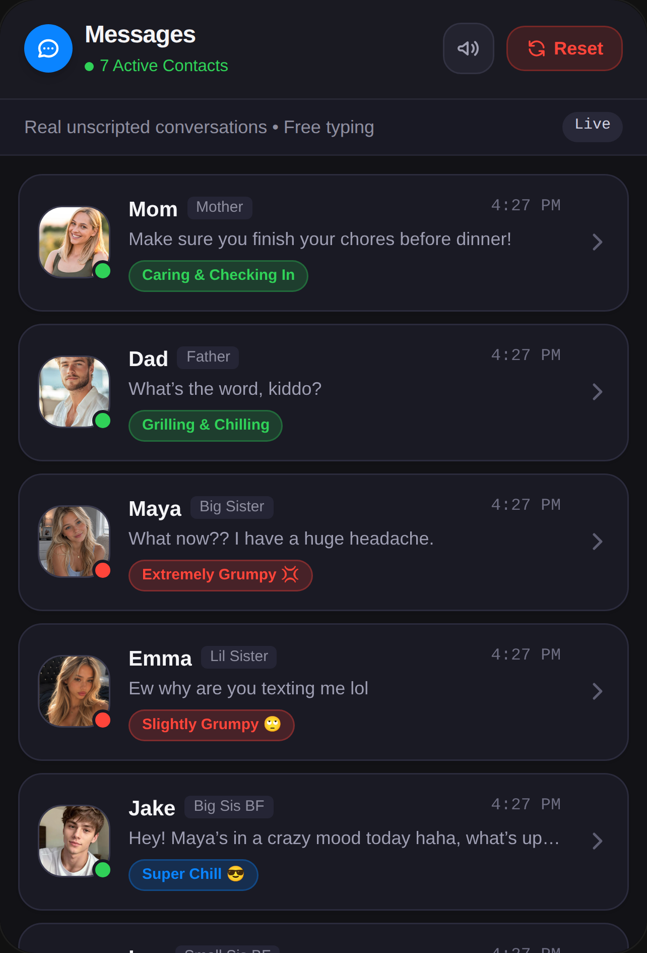 Family & Friends Chat cover