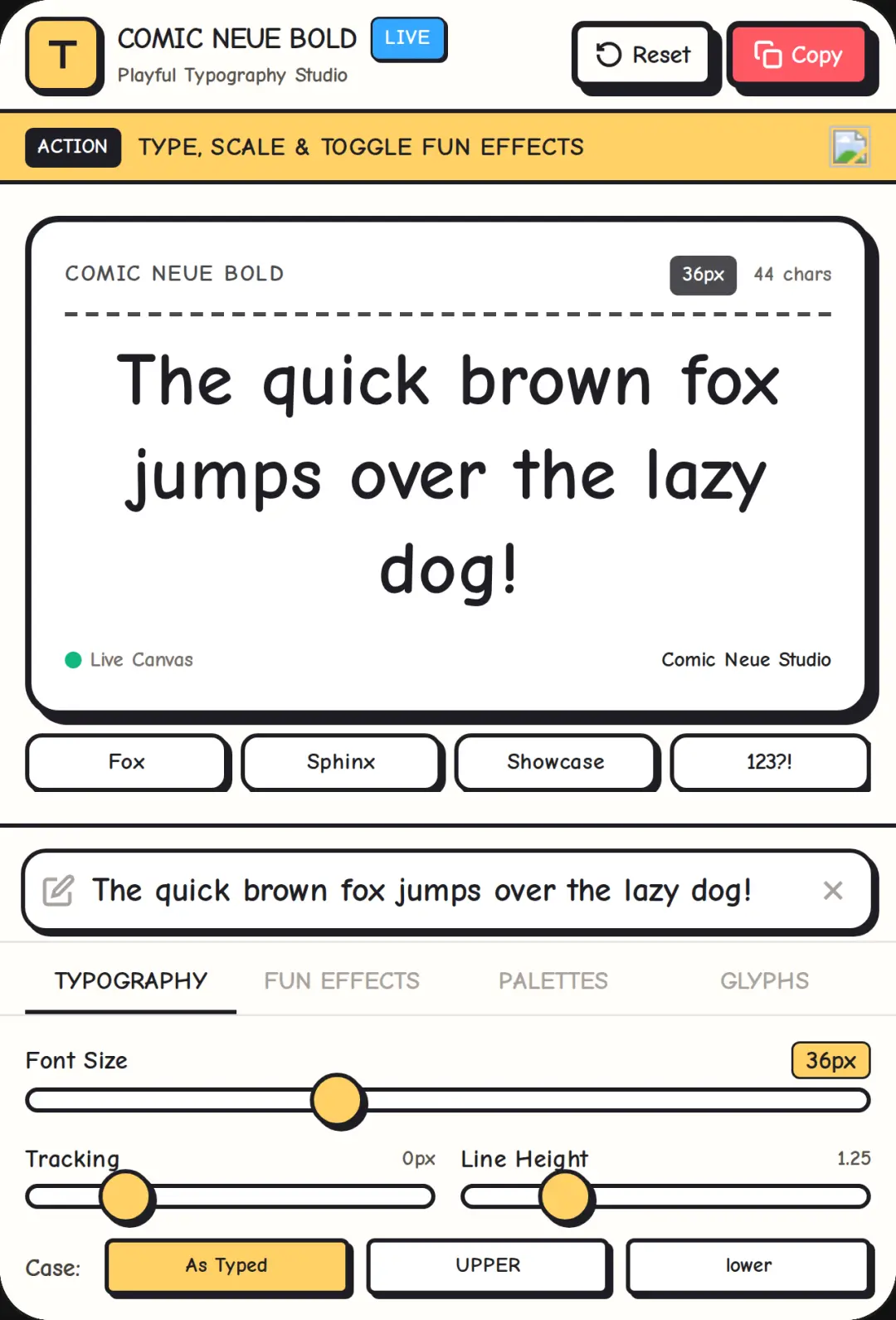Comic Neue Bold — Typeface Playground cover