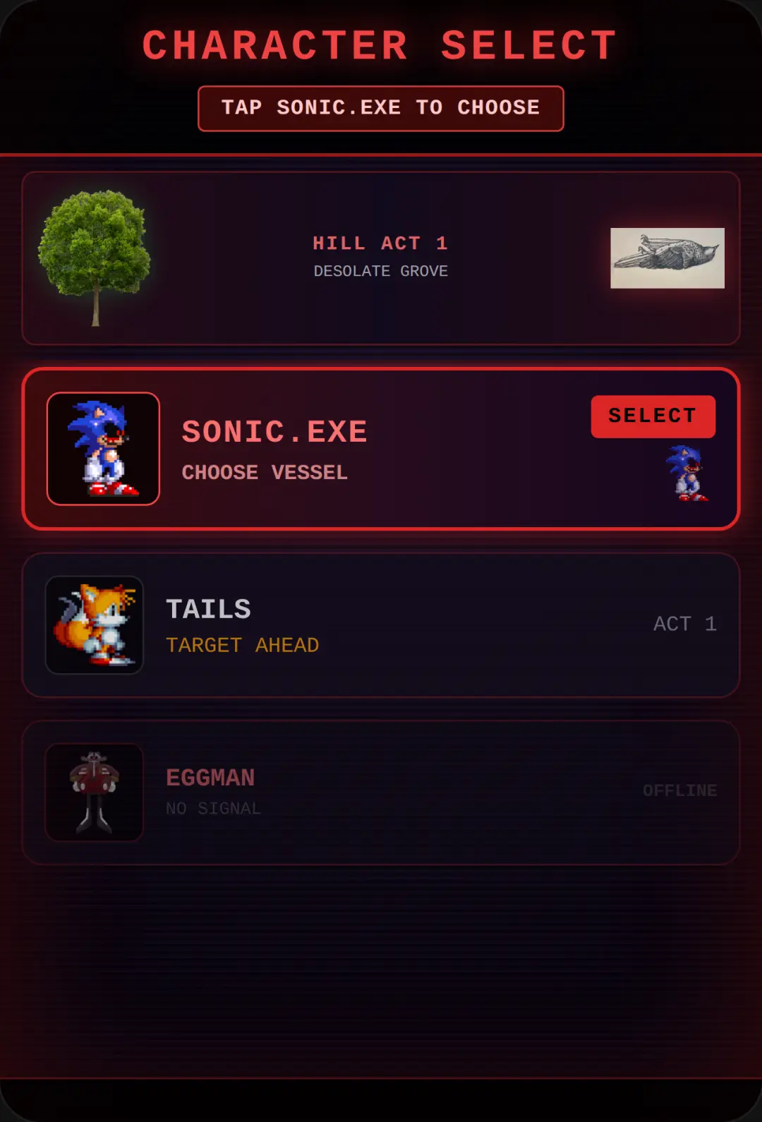 Sonic.EXE: escape the nightmare cover