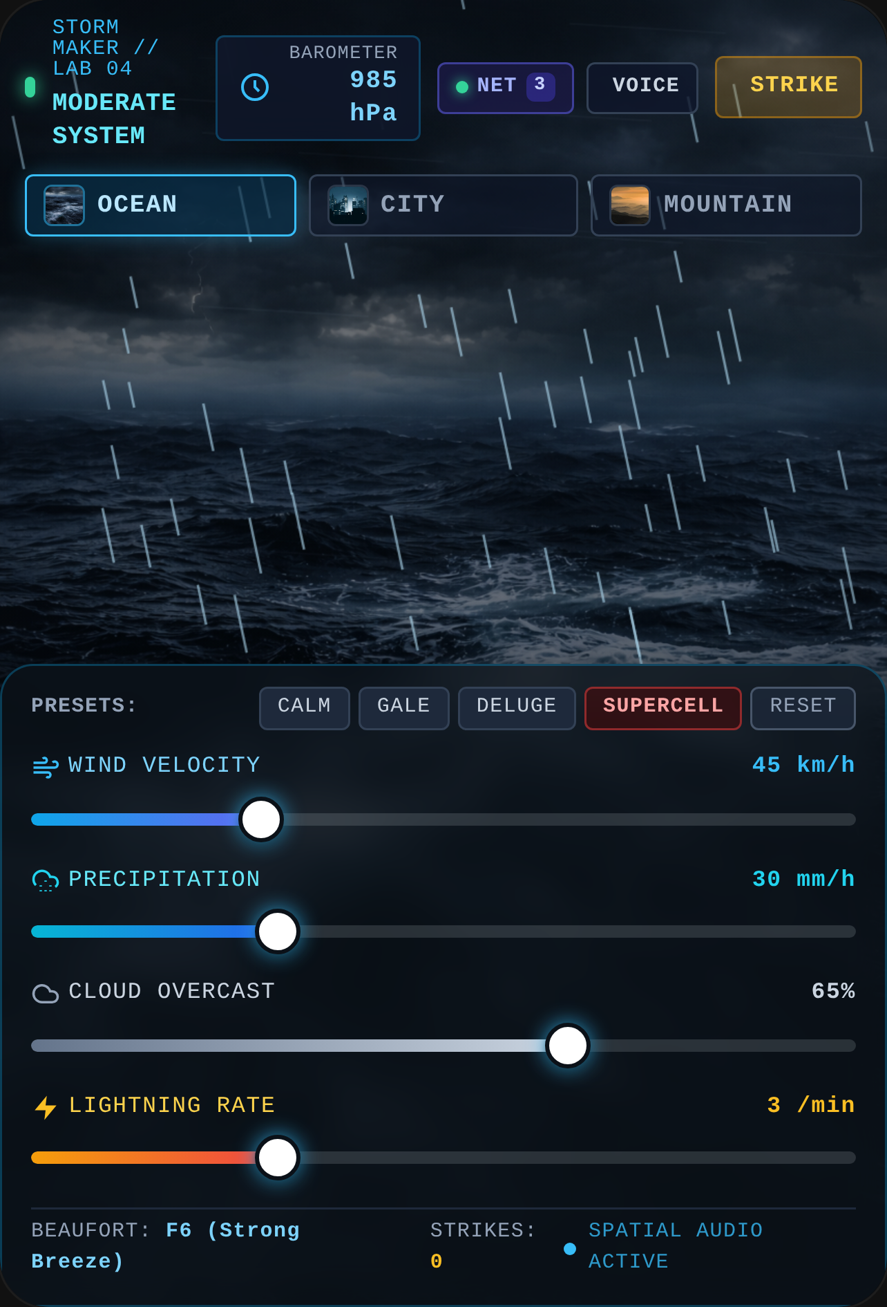 Storm Maker — Severe Weather Telemetry Lab (testing game or something listen to the voice of your head) cover